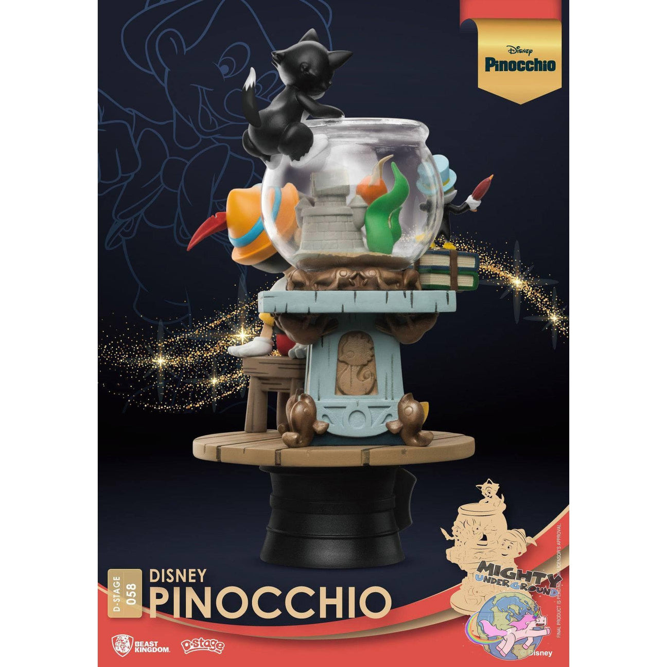 Disney: Pinocchio - Diorama VORBESTELLUNG!-Diorama-Beast Kingdom-mighty-underground