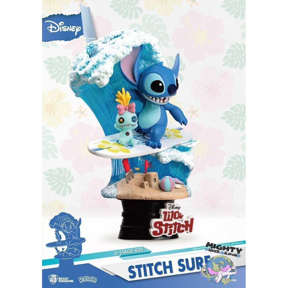 Disney: Surfer Stitch - Diorama-Diorama-Beast Kingdom-mighty-underground