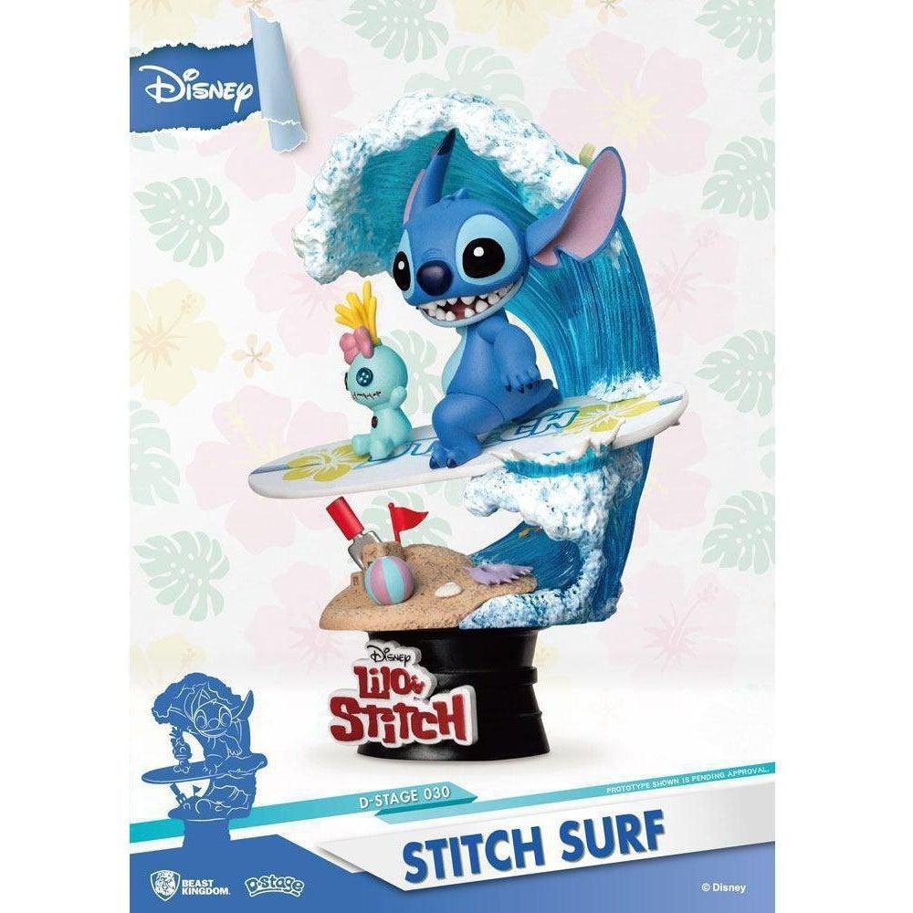 Disney: Surfer Stitch - Diorama-Diorama-Beast Kingdom-mighty-underground