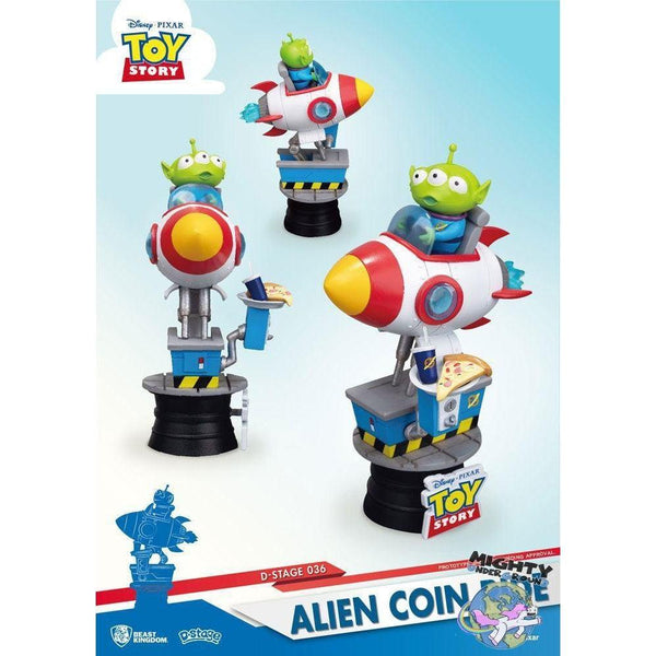 Disney: Toy Story Alien Coin Ride - Diorama-Diorama-Beast Kingdom-mighty-underground