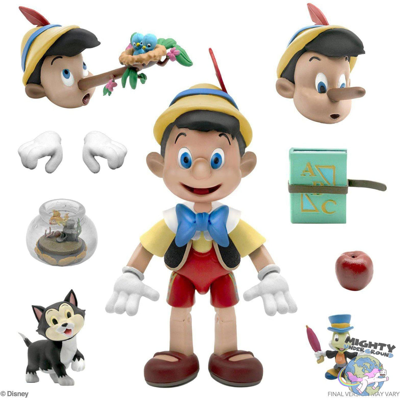 Disney Ultimates: Pinocchio VORBESTELLUNG!-Actionfiguren-Super7-mighty-underground