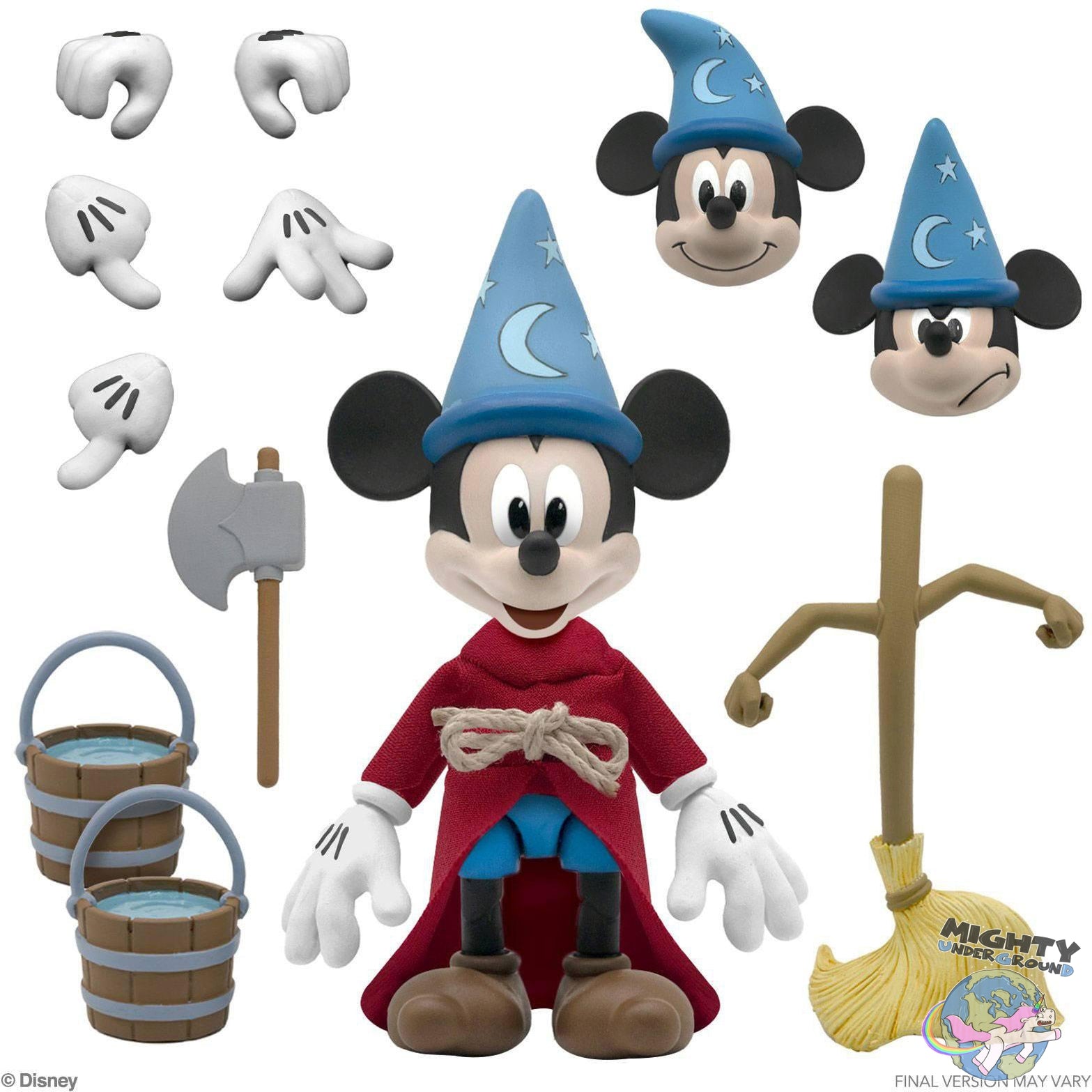 Disney Ultimates: Sorcerer's Apprentice Mickey Mouse VORBESTELLUNG!-Actionfiguren-Super7-mighty-underground