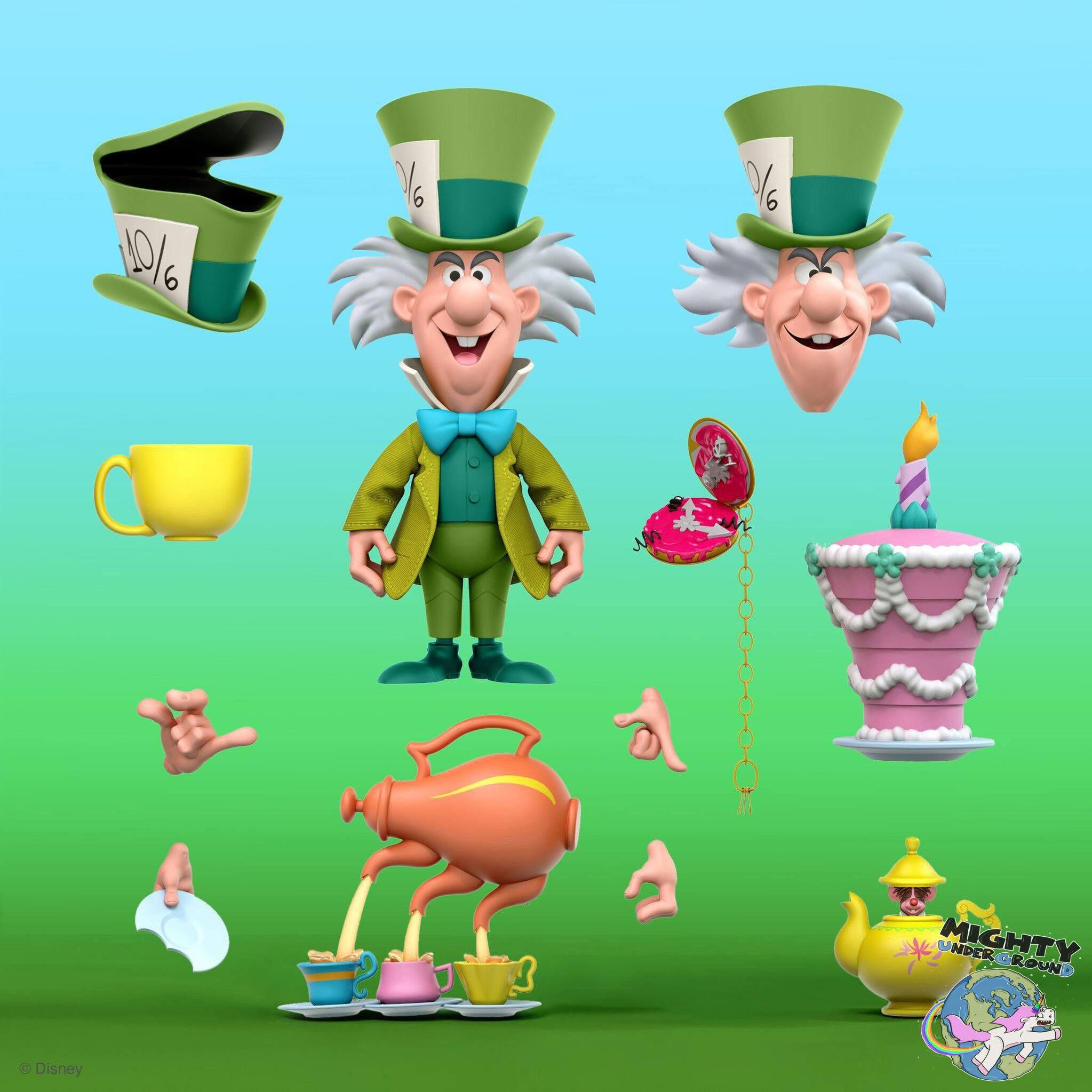 Disney Ultimates: The Tea Time Mad Hatter (Alice in Wonderland) VORBESTELLUNG!-Actionfiguren-Super7-Mighty Underground