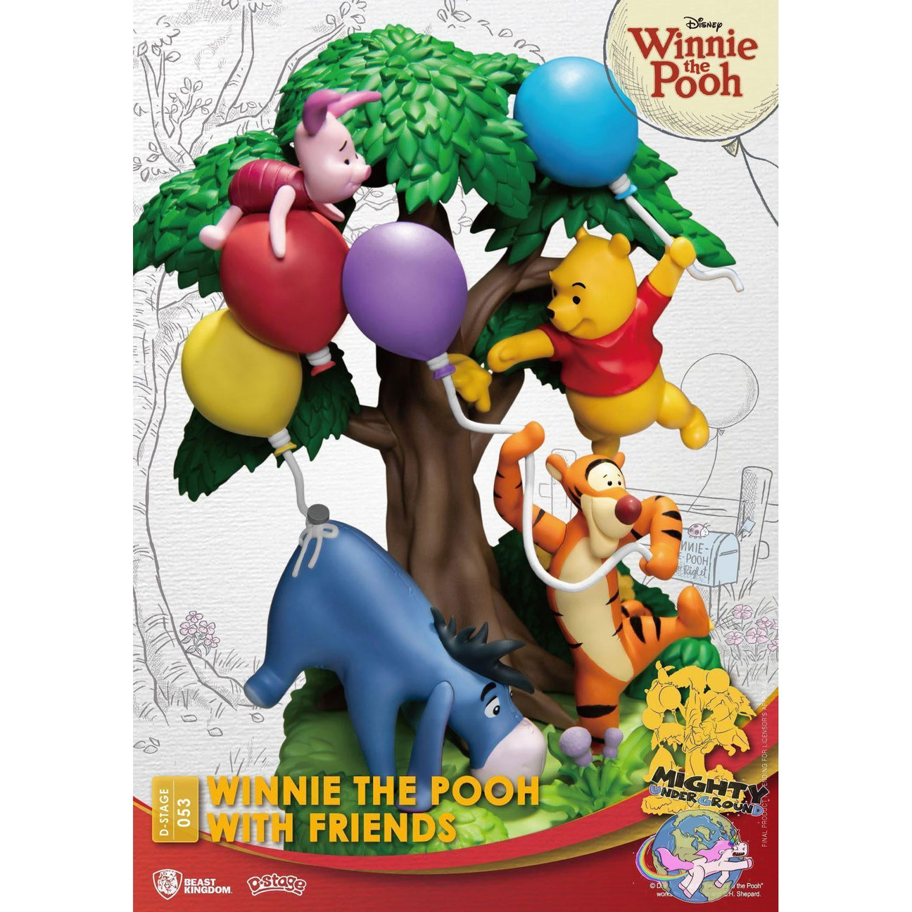 Disney: Winnie The Pooh - Diorama-Diorama-Beast Kingdom-mighty-underground
