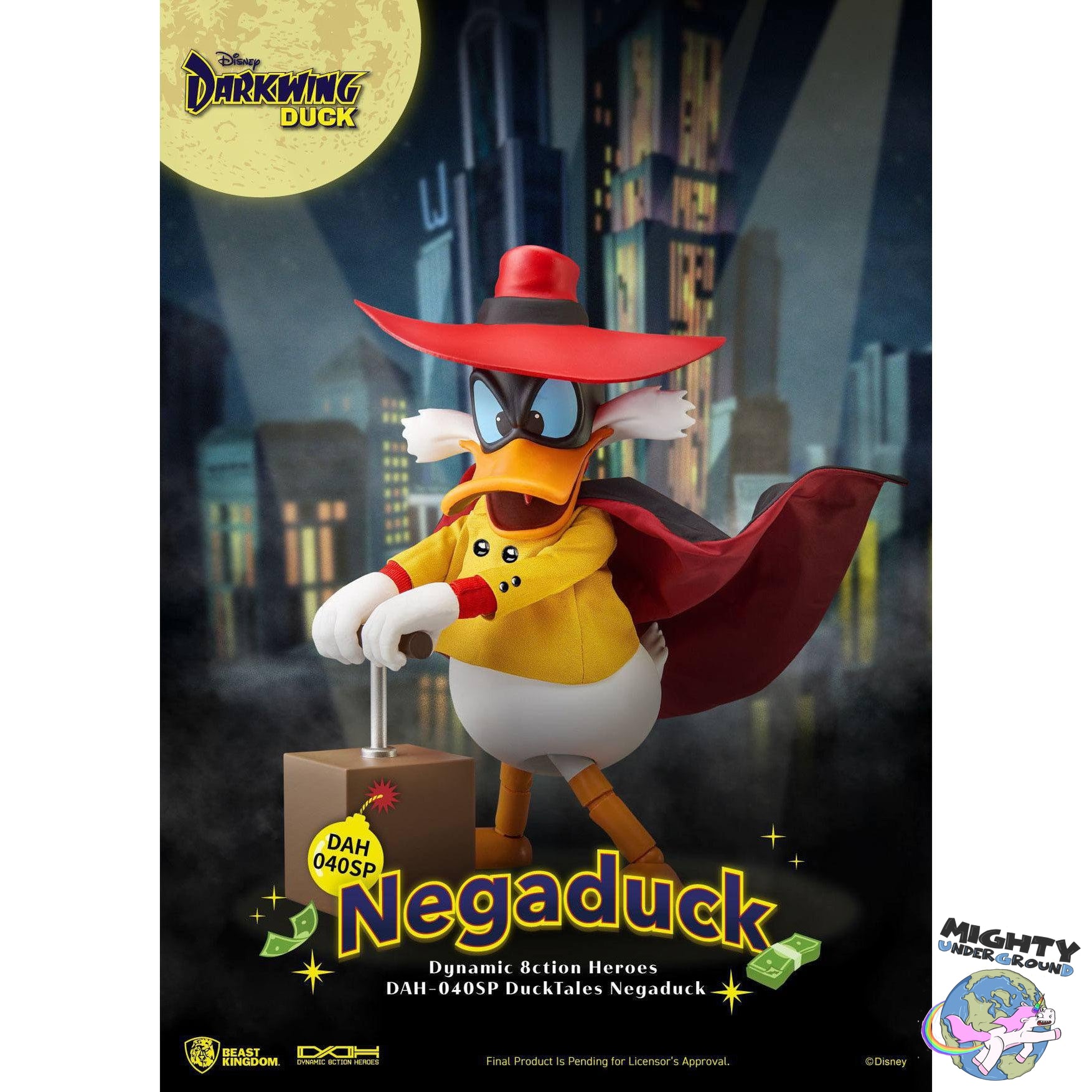 Disney's Darkwing Duck: NegaDuck 1/9-Actionfiguren-Beast Kingdom-Mighty Underground