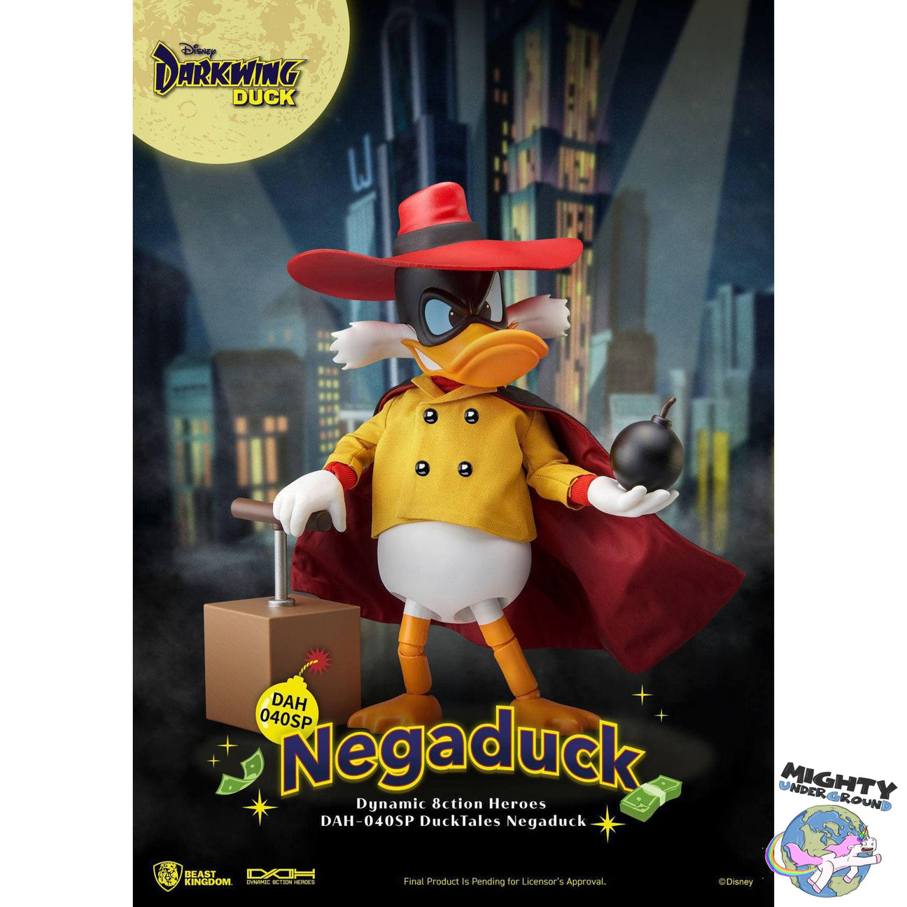 Disney's Darkwing Duck: NegaDuck 1/9-Actionfiguren-Beast Kingdom-Mighty Underground