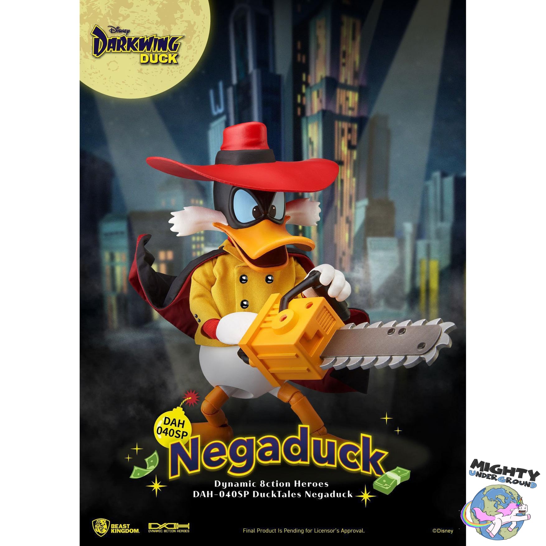 Disney's Darkwing Duck: NegaDuck 1/9-Actionfiguren-Beast Kingdom-Mighty Underground