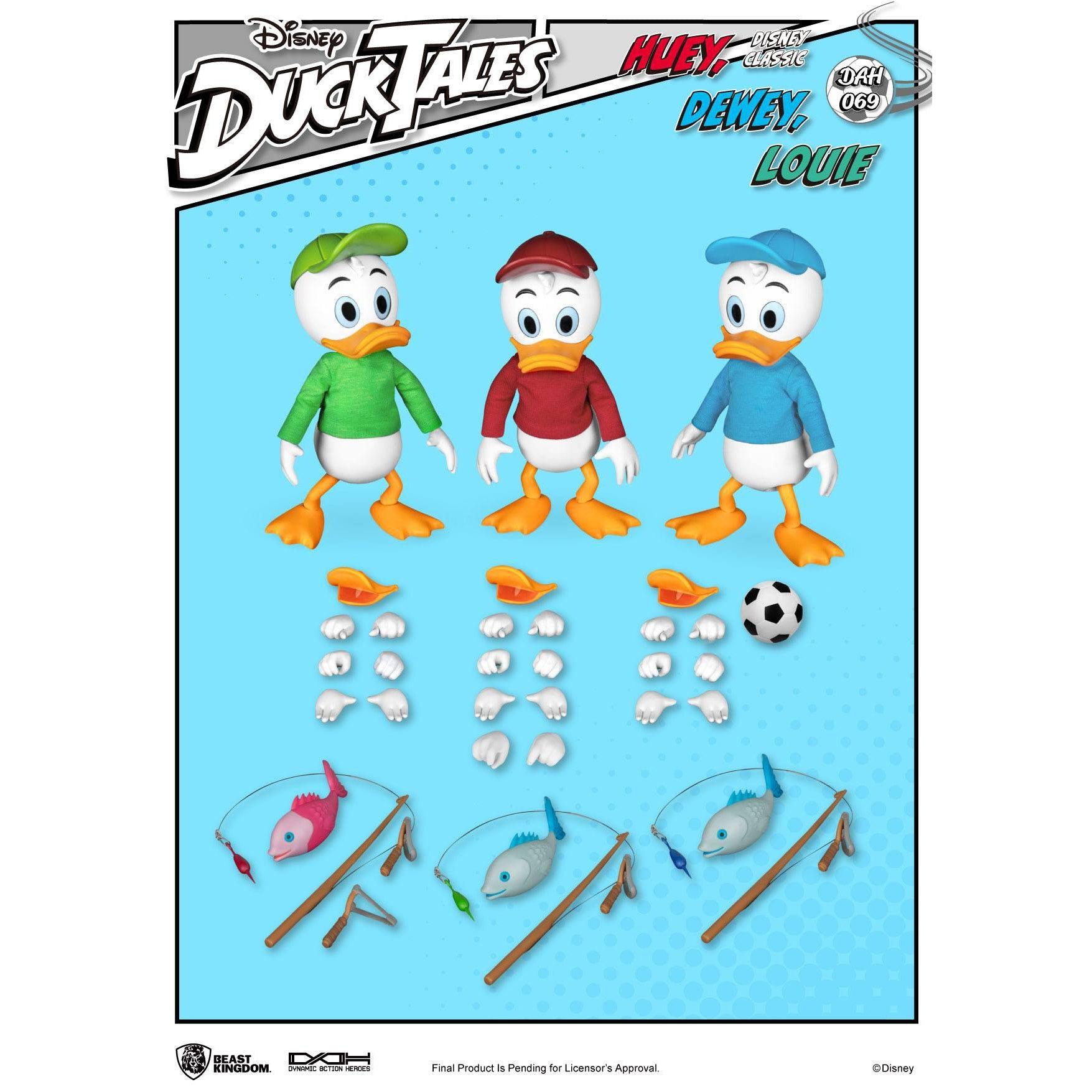 Disney's DuckTales: Huey, Dewey & Louie - 1/9-Actionfiguren-Beast Kingdom-Mighty Underground