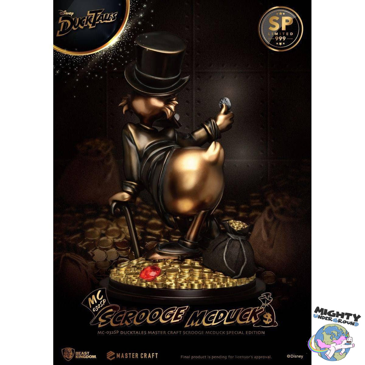 Disney's DuckTales: Scrooge McDuck - Master Craft Statue - Special Edition-Statue-Beast Kingdom-Mighty Underground