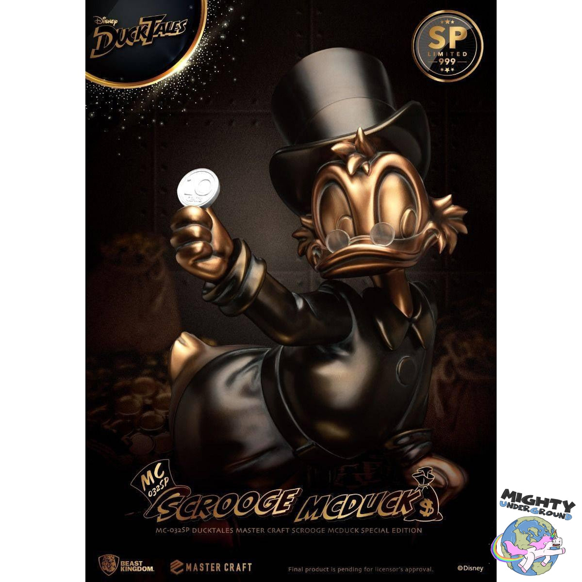 Disney's DuckTales: Scrooge McDuck - Master Craft Statue - Special Edition-Statue-Beast Kingdom-Mighty Underground