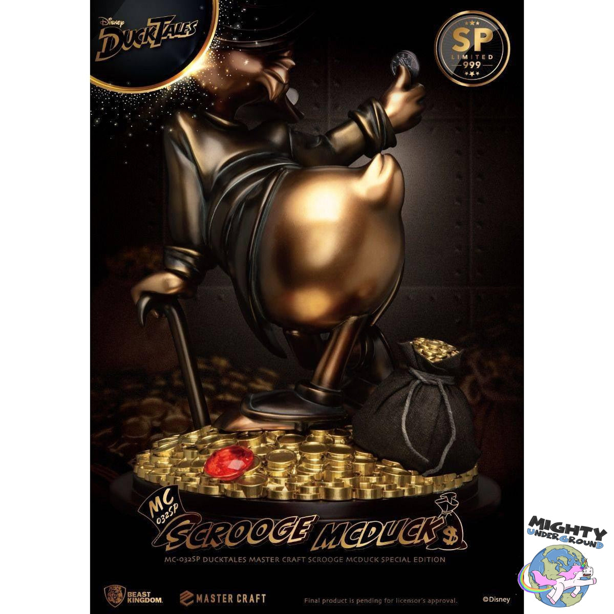 Disney's DuckTales: Scrooge McDuck - Master Craft Statue - Special Edition-Statue-Beast Kingdom-Mighty Underground