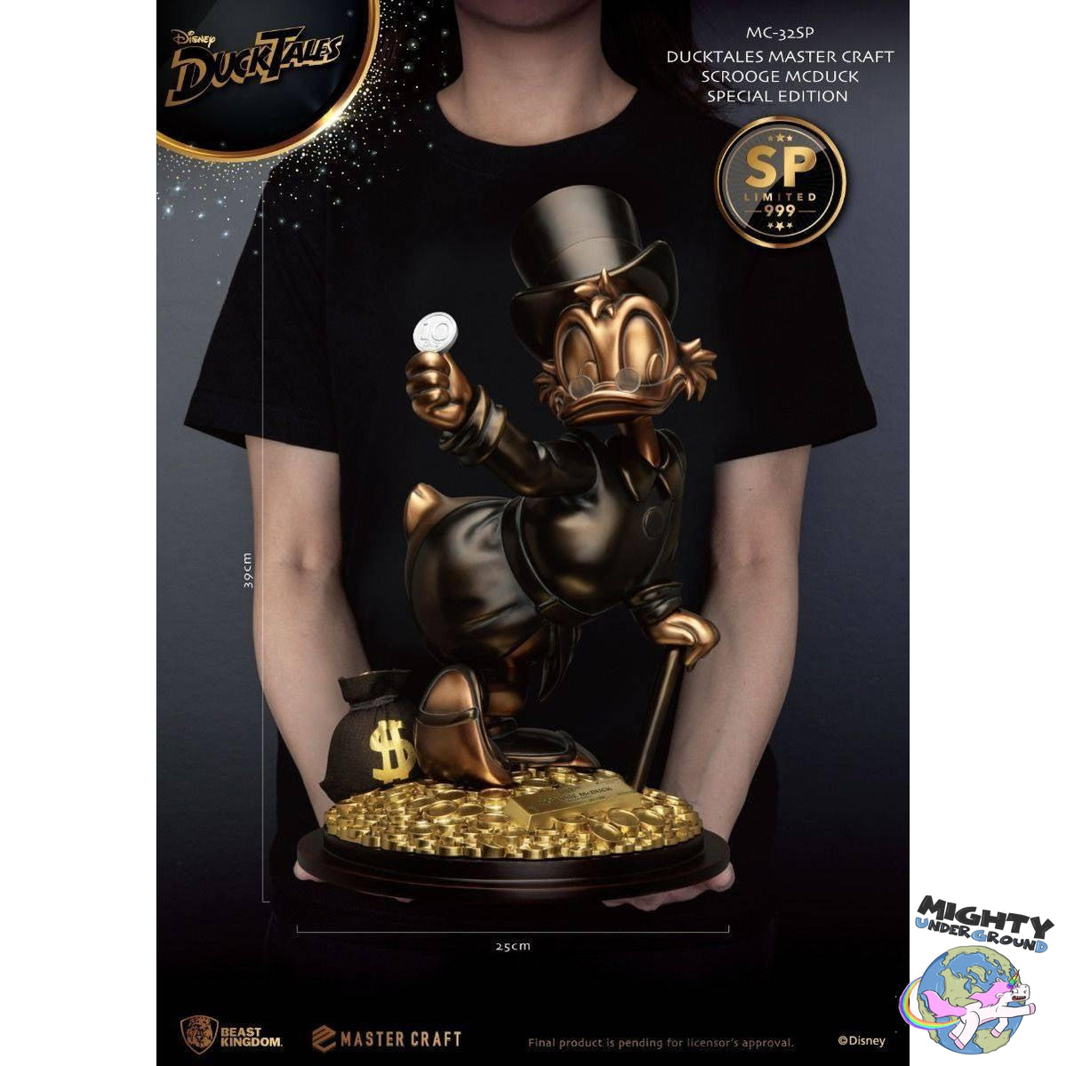 Disney's DuckTales: Scrooge McDuck - Master Craft Statue - Special Edition-Statue-Beast Kingdom-Mighty Underground