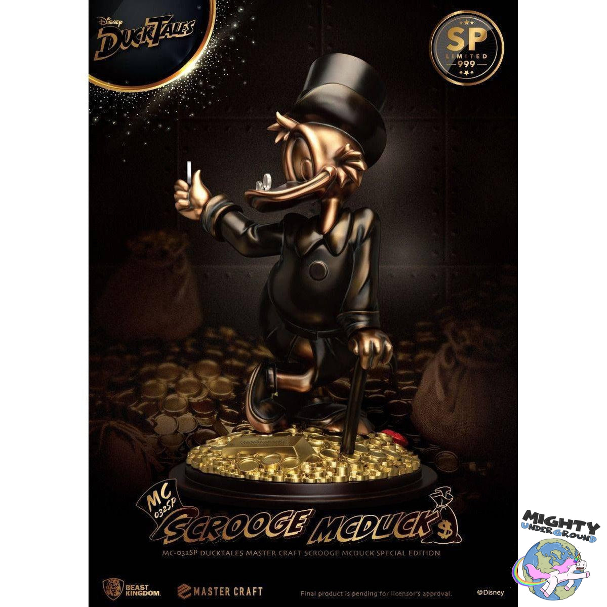 Disney's DuckTales: Scrooge McDuck - Master Craft Statue - Special Edition-Statue-Beast Kingdom-Mighty Underground