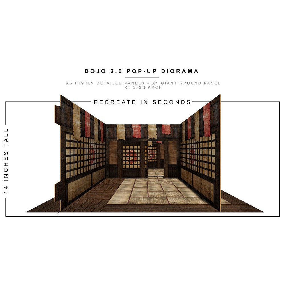 Dojo 2.0 Pop-Up - Diorama - 1/12-Actionfiguren-Extreme Sets-Mighty Underground