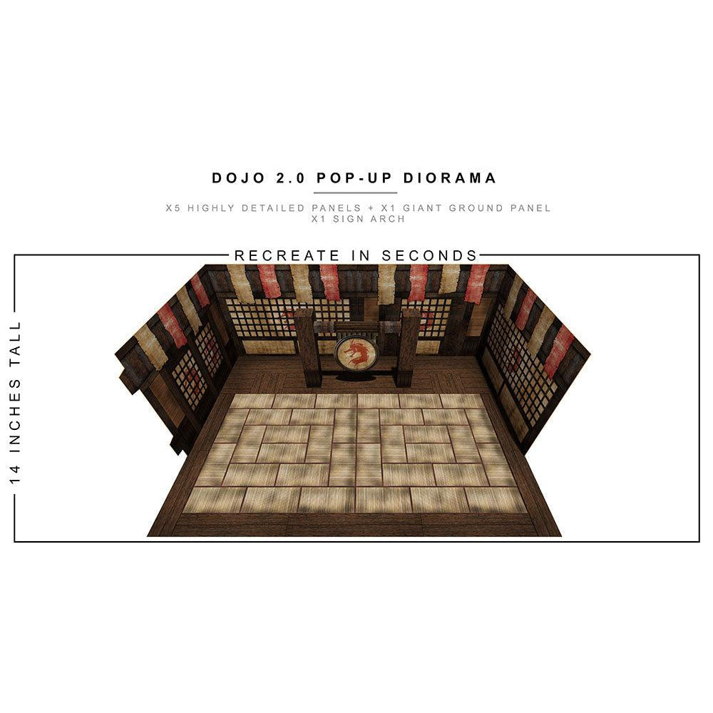 Dojo 2.0 Pop-Up - Diorama - 1/12-Actionfiguren-Extreme Sets-Mighty Underground