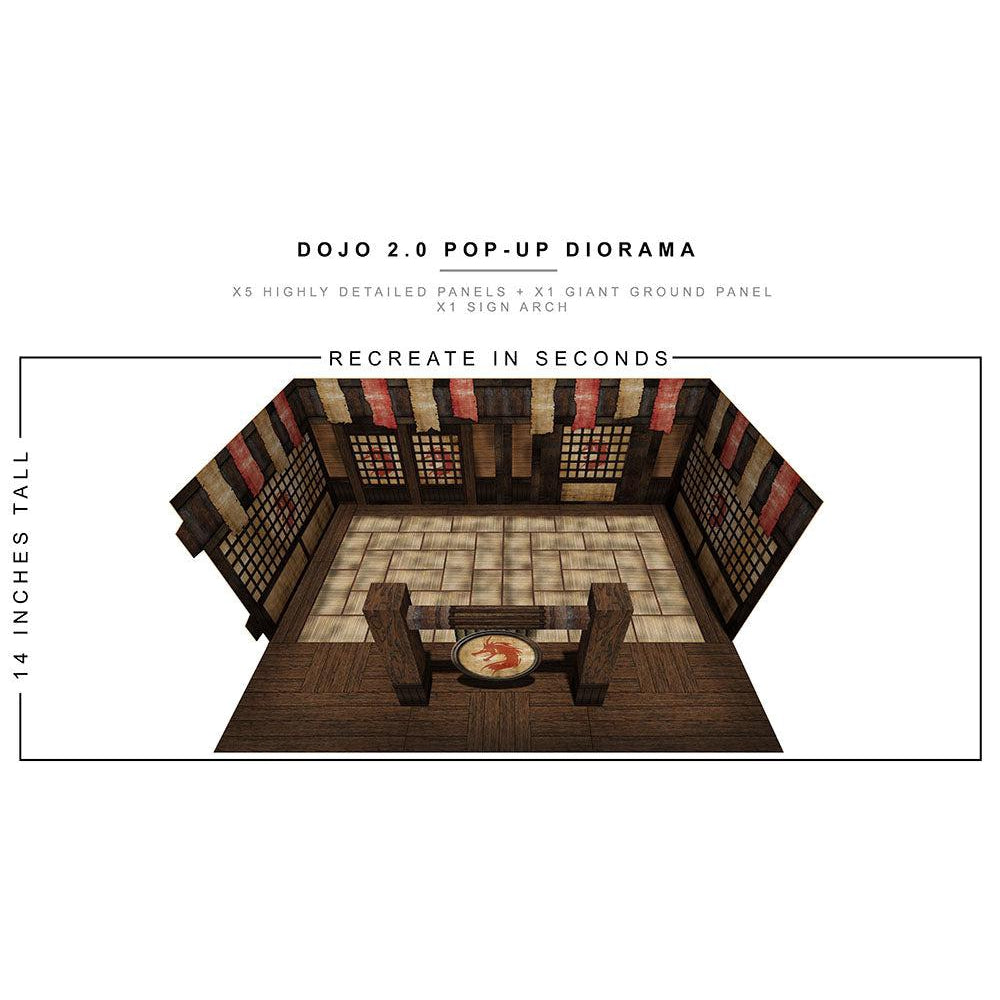 Dojo 2.0 Pop-Up - Diorama - 1/12-Actionfiguren-Extreme Sets-Mighty Underground