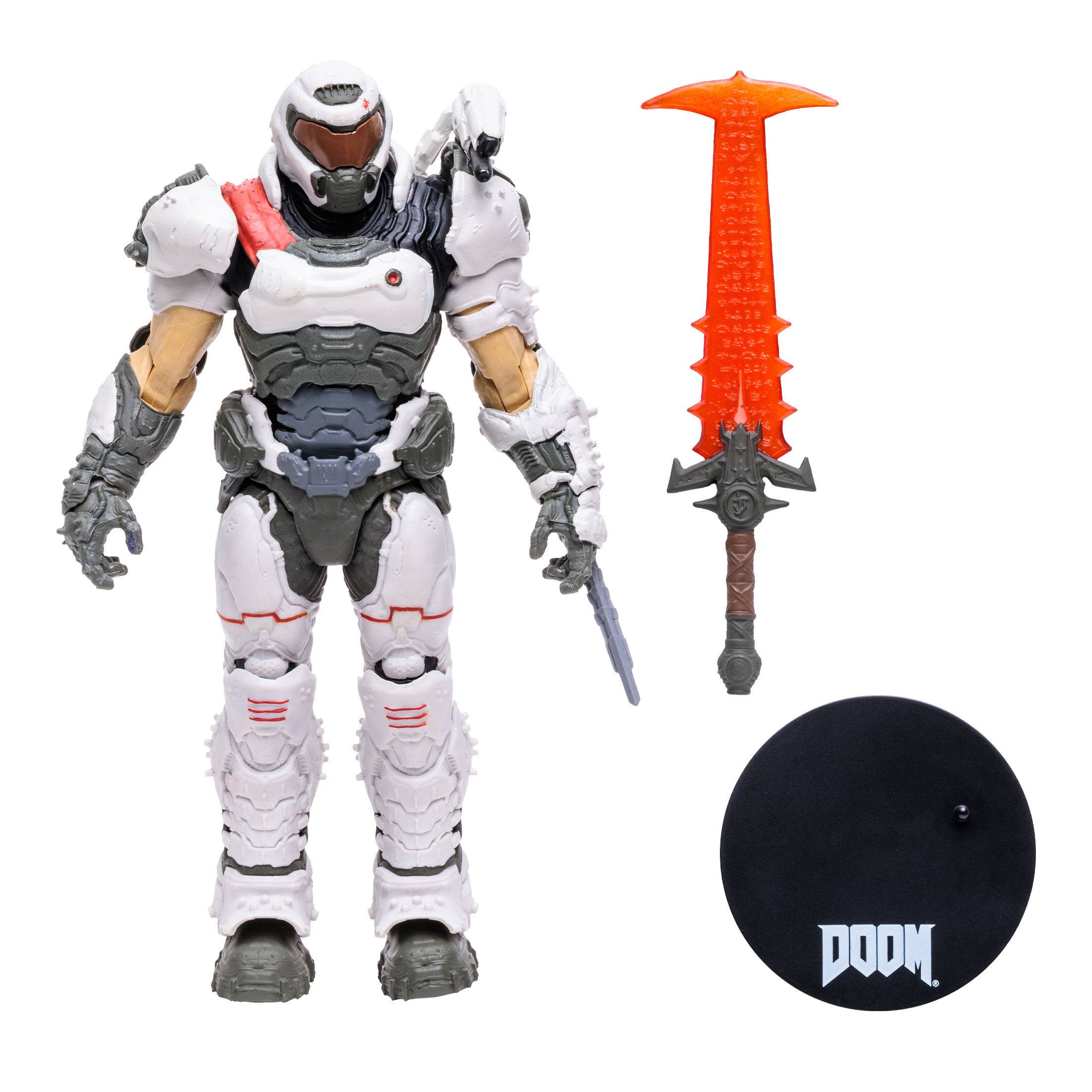 Doom: Doom Slayer (White Armor)-Actionfiguren-McFarlane Toys-Mighty Underground