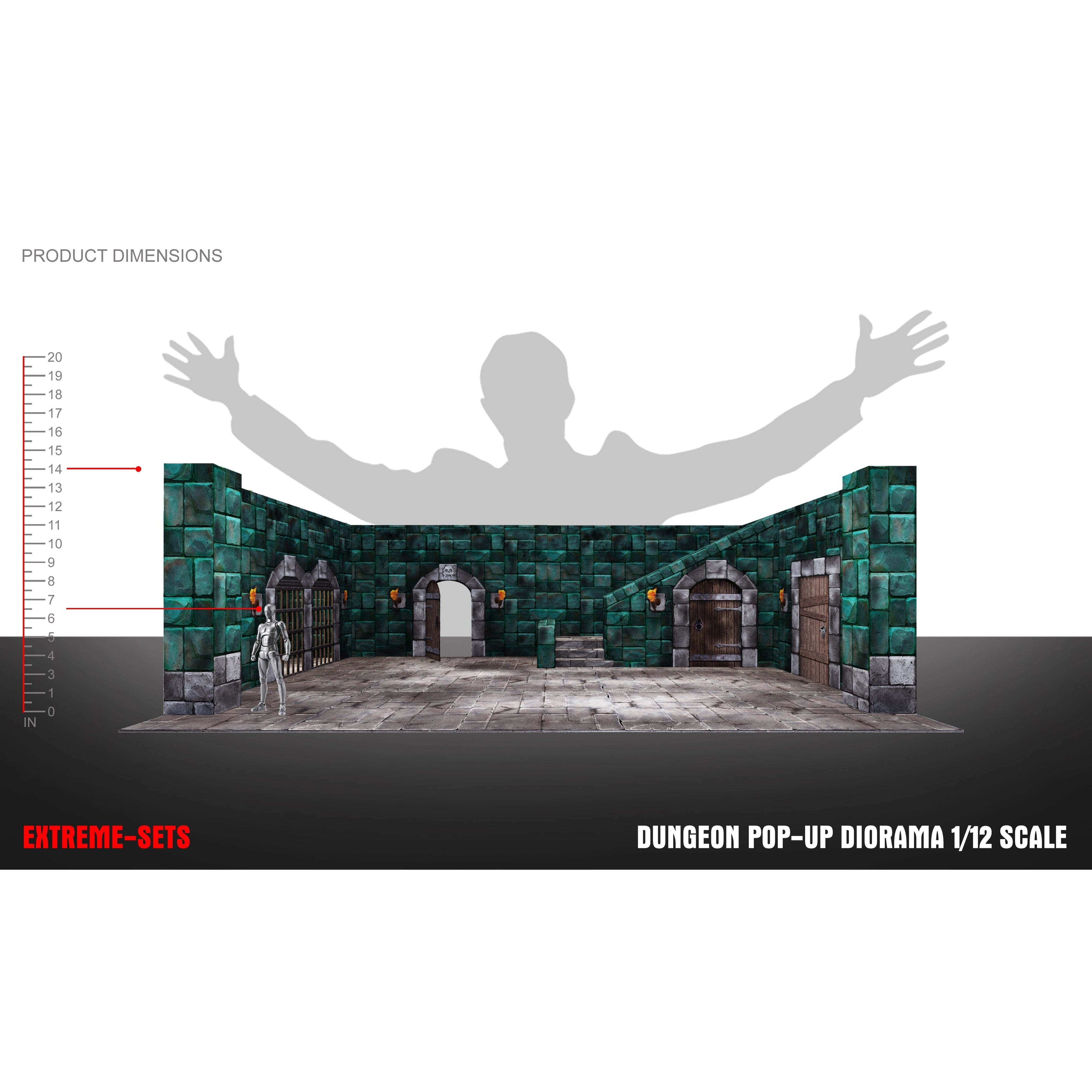 Dungeon Pop-Up - Diorama - 1/12-Actionfiguren-Extreme Sets-Mighty Underground