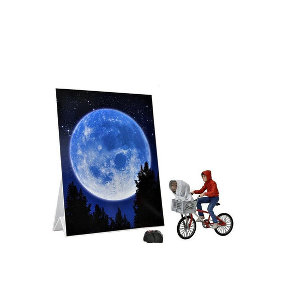 E.T. the Extra-Terrestrial: Elliot and E.T. on Bicycle (40th Anniversary)-Actionfiguren-NECA-Mighty Underground