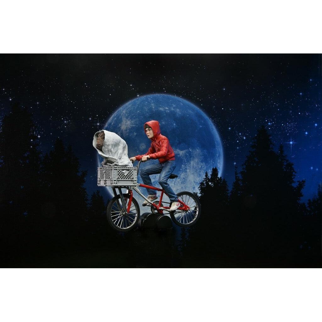 E.T. the Extra-Terrestrial: Elliot and E.T. on Bicycle (40th Anniversary)-Actionfiguren-NECA-Mighty Underground