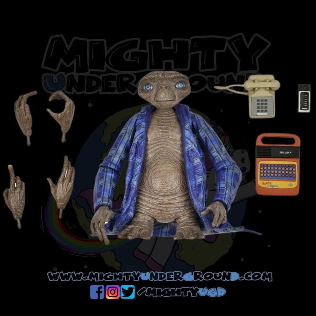 E.T. the Extra-Terrestrial: Ultimate Telepathic E.T. (40th Anniversary)-Actionfiguren-NECA-Mighty Underground