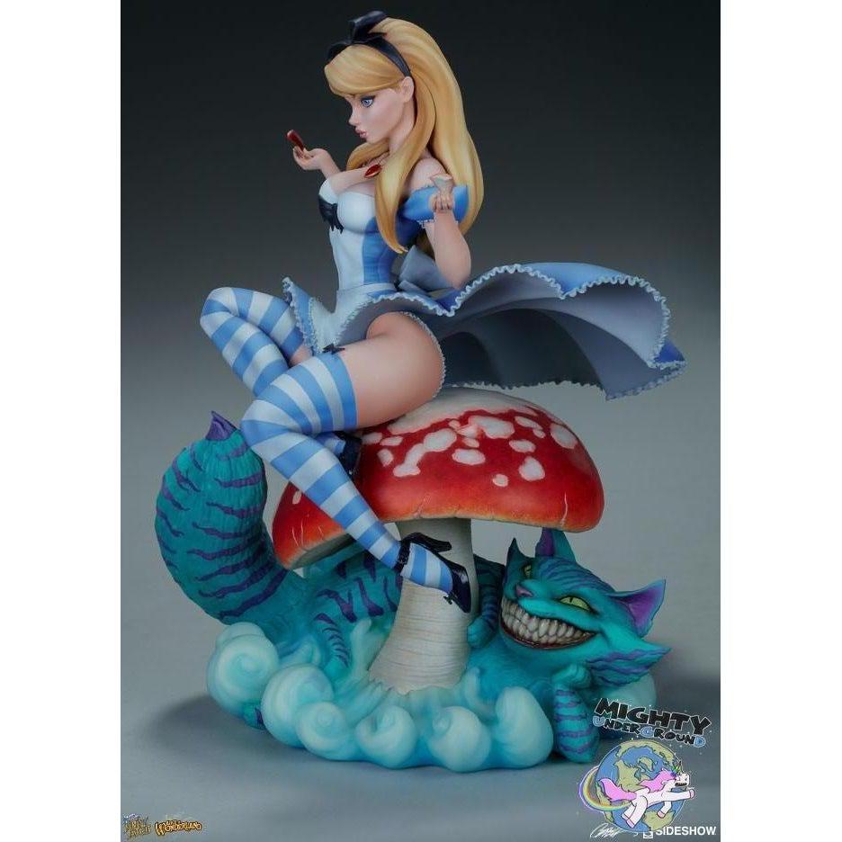 Fairytale Fantasies Collection: Alice in Wonderland Statue-Statue-Sideshow-Mighty Underground
