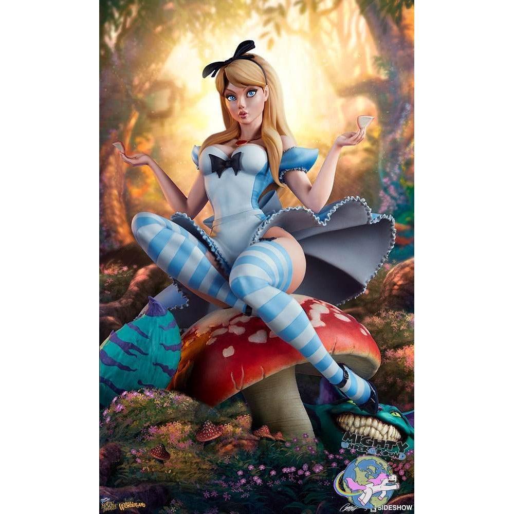 Fairytale Fantasies Collection: Alice in Wonderland Statue-Statue-Sideshow-Mighty Underground