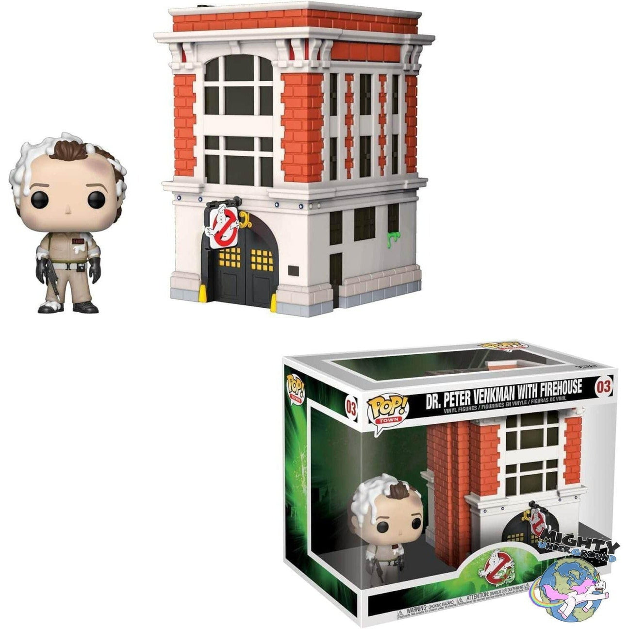 Ghostbusters: Dr. Peter Venkman with Firehouse - Pop Town #03-POP! + Funkos-Funko-mighty-underground