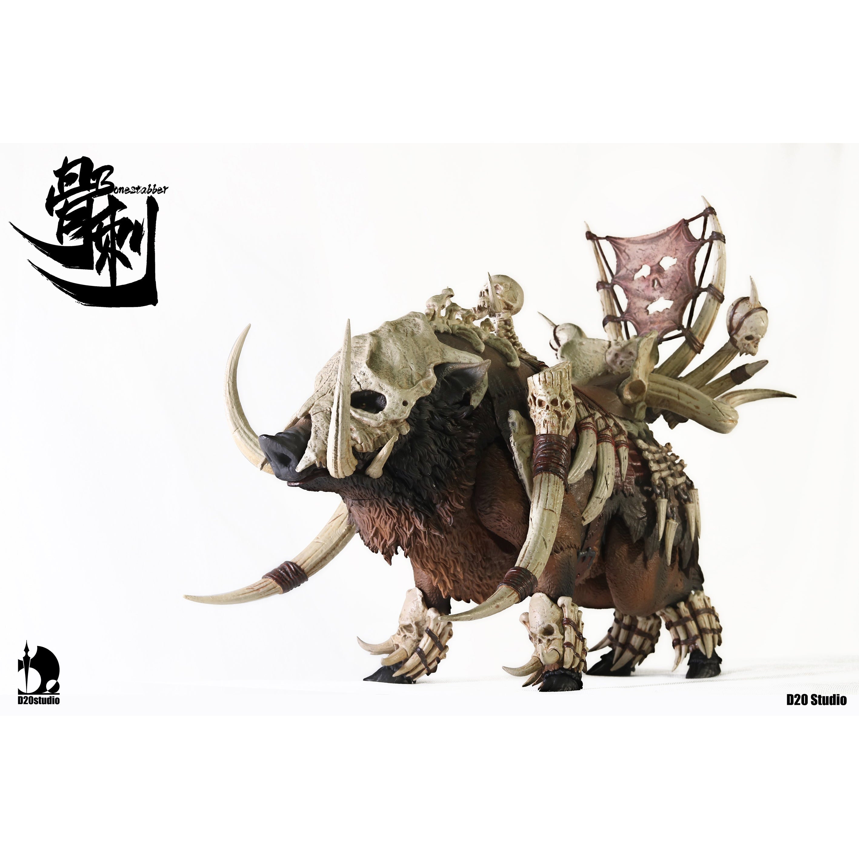 Giant Wild Boar Bonestabber (Braun)-Actionfiguren-D20 Studio-Mighty Underground