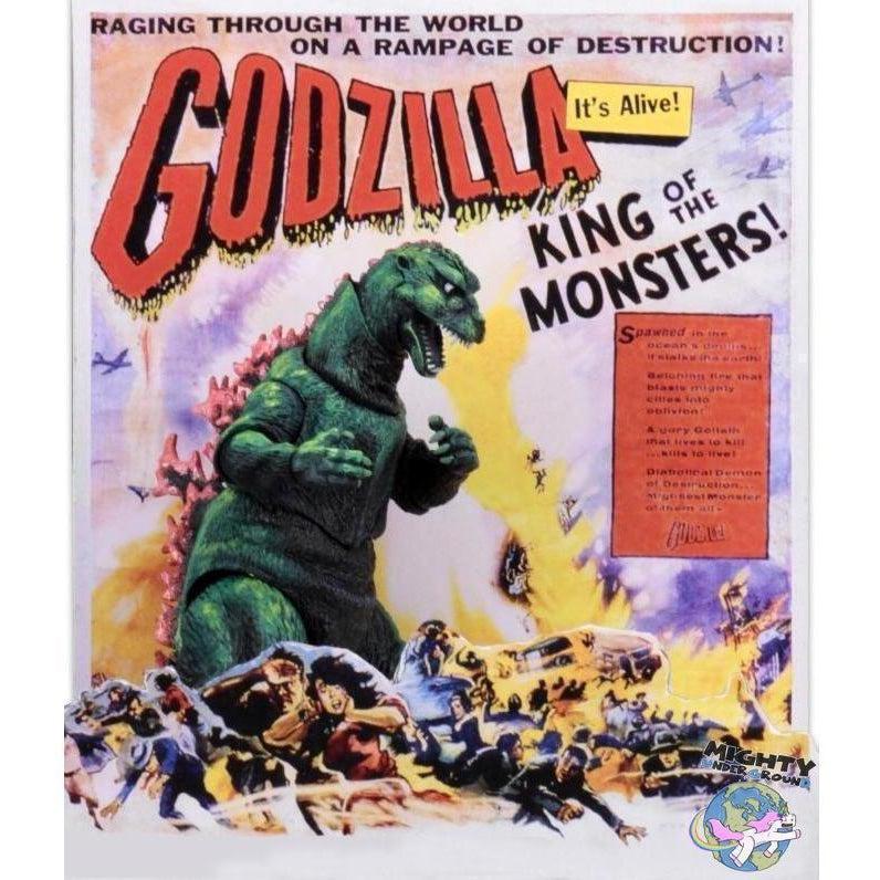 Godzilla (1956): Movie Poster Godzilla-Actionfiguren-NECA-mighty-underground