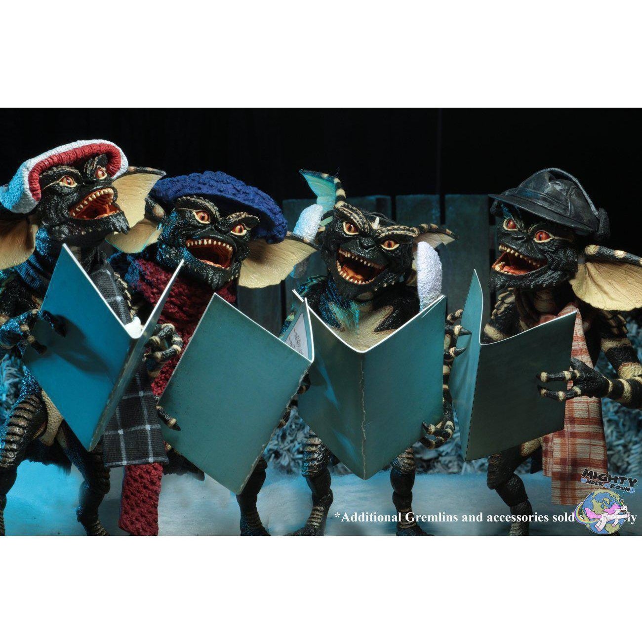 Gremlins: Christmas Carol Winter Scene Set 1-Actionfiguren-NECA-mighty-underground