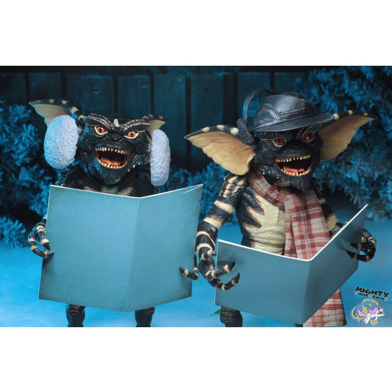 Gremlins: Christmas Carol Winter Scene Set 2-Actionfiguren-NECA-mighty-underground