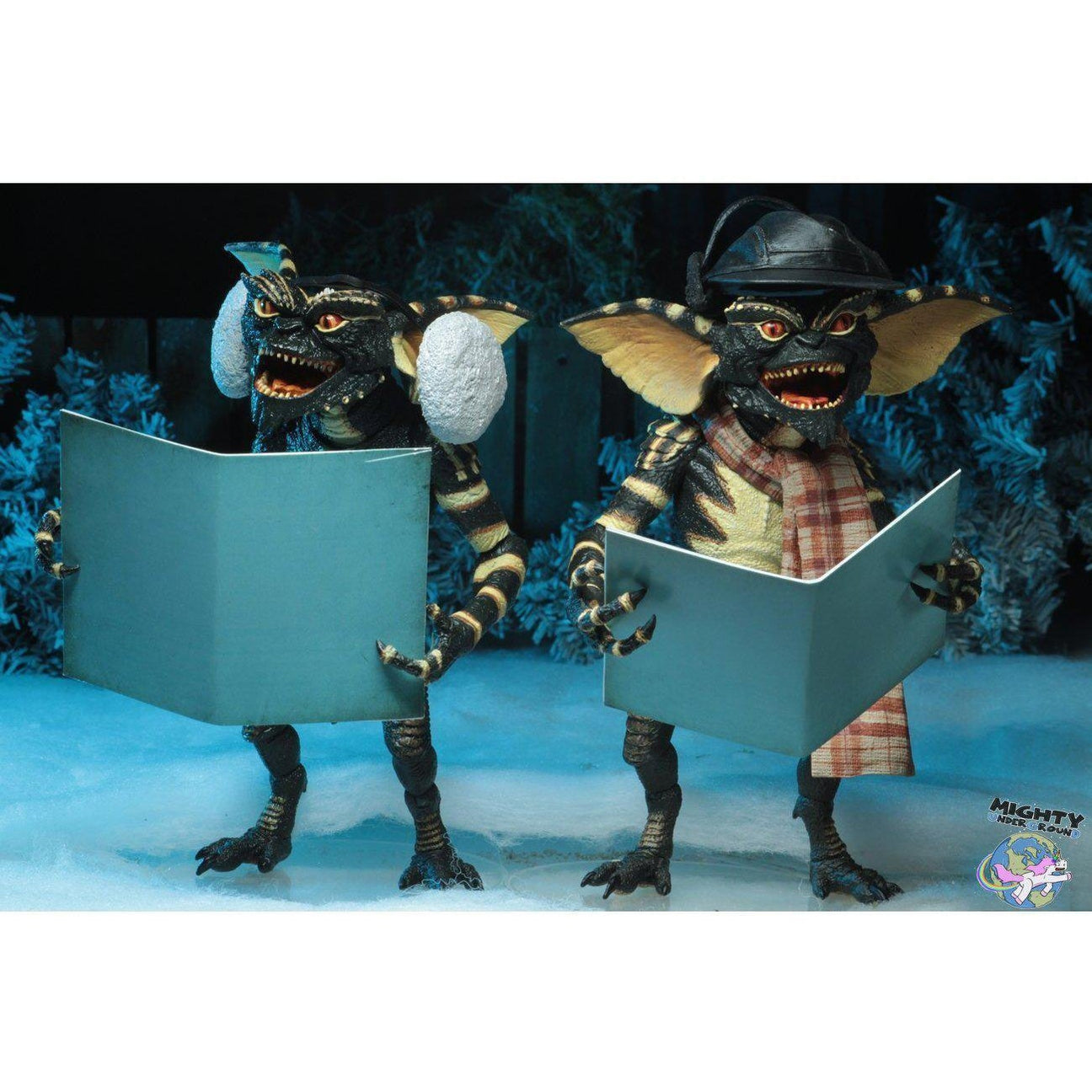 Gremlins: Christmas Carol Winter Scene Set 2-Actionfiguren-NECA-mighty-underground