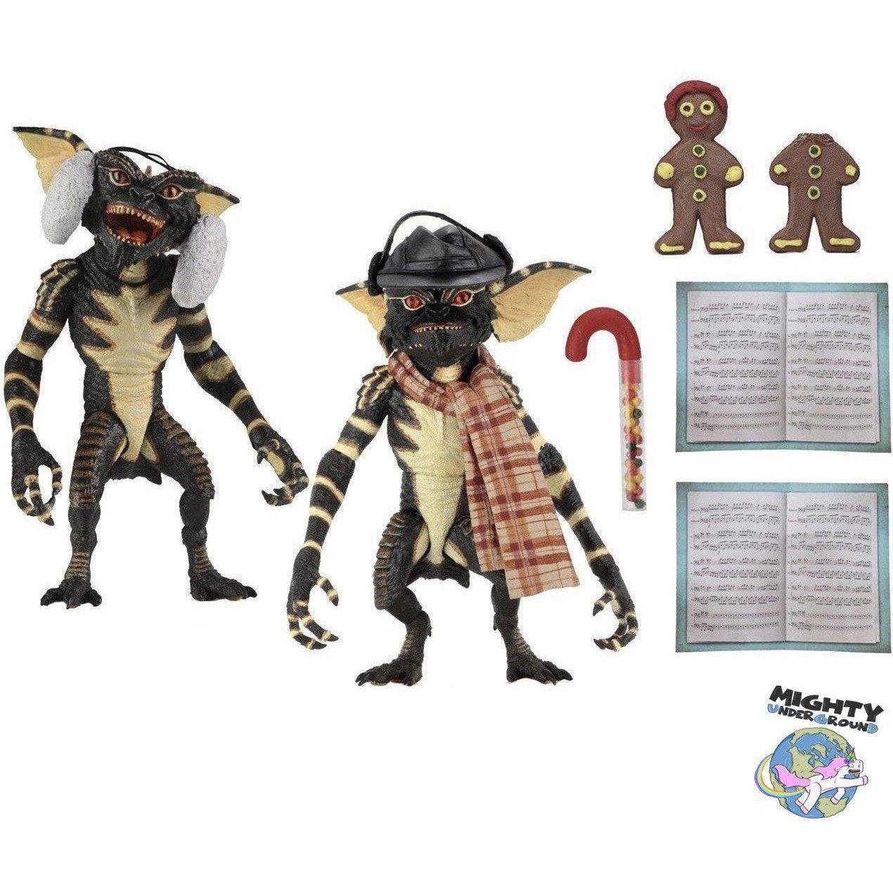 Gremlins: Christmas Carol Winter Scene Set 2-Actionfiguren-NECA-mighty-underground