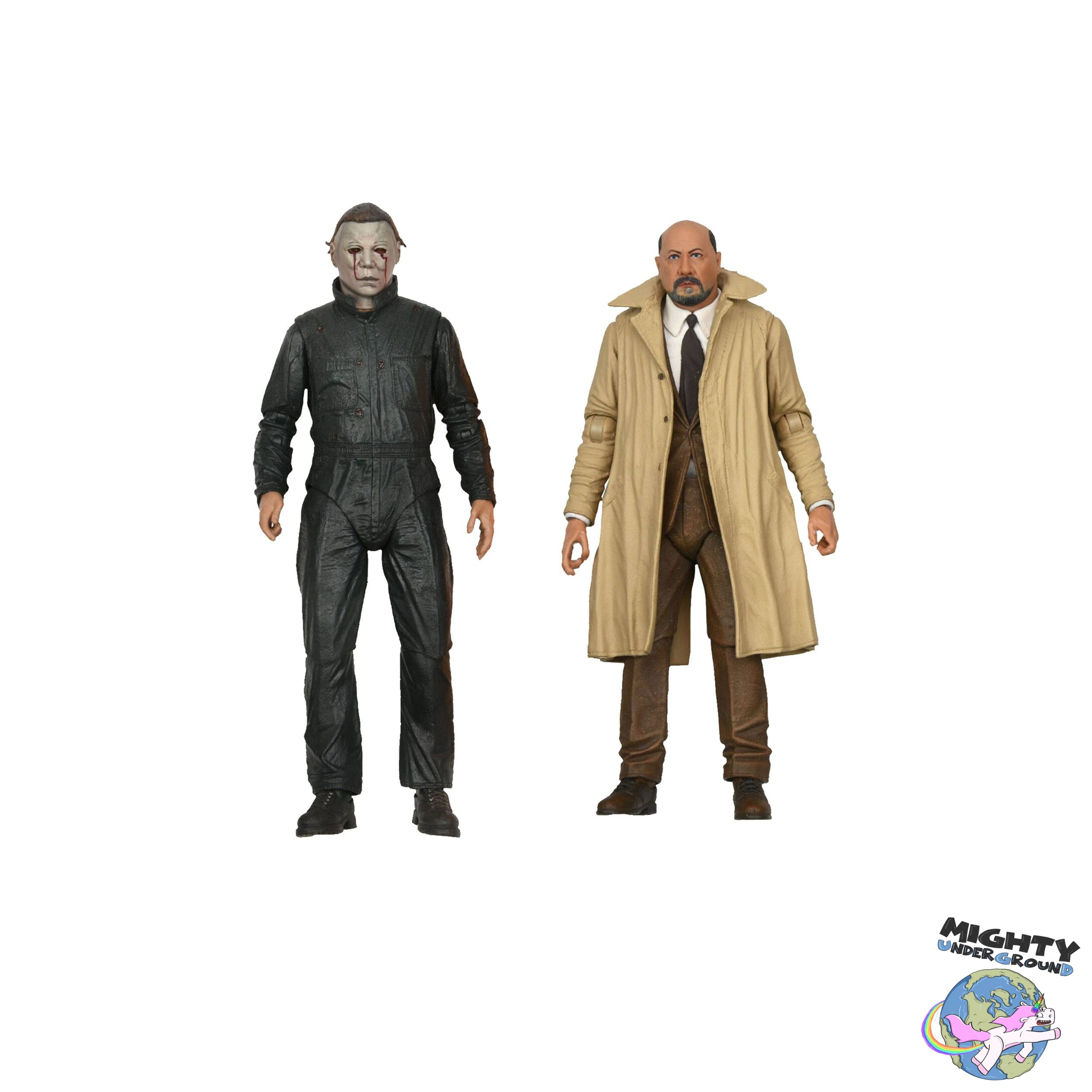 Halloween 2: Ultimate Michael Myers & Dr Loomis - 2-Pack-Actionfiguren-NECA-Mighty Underground