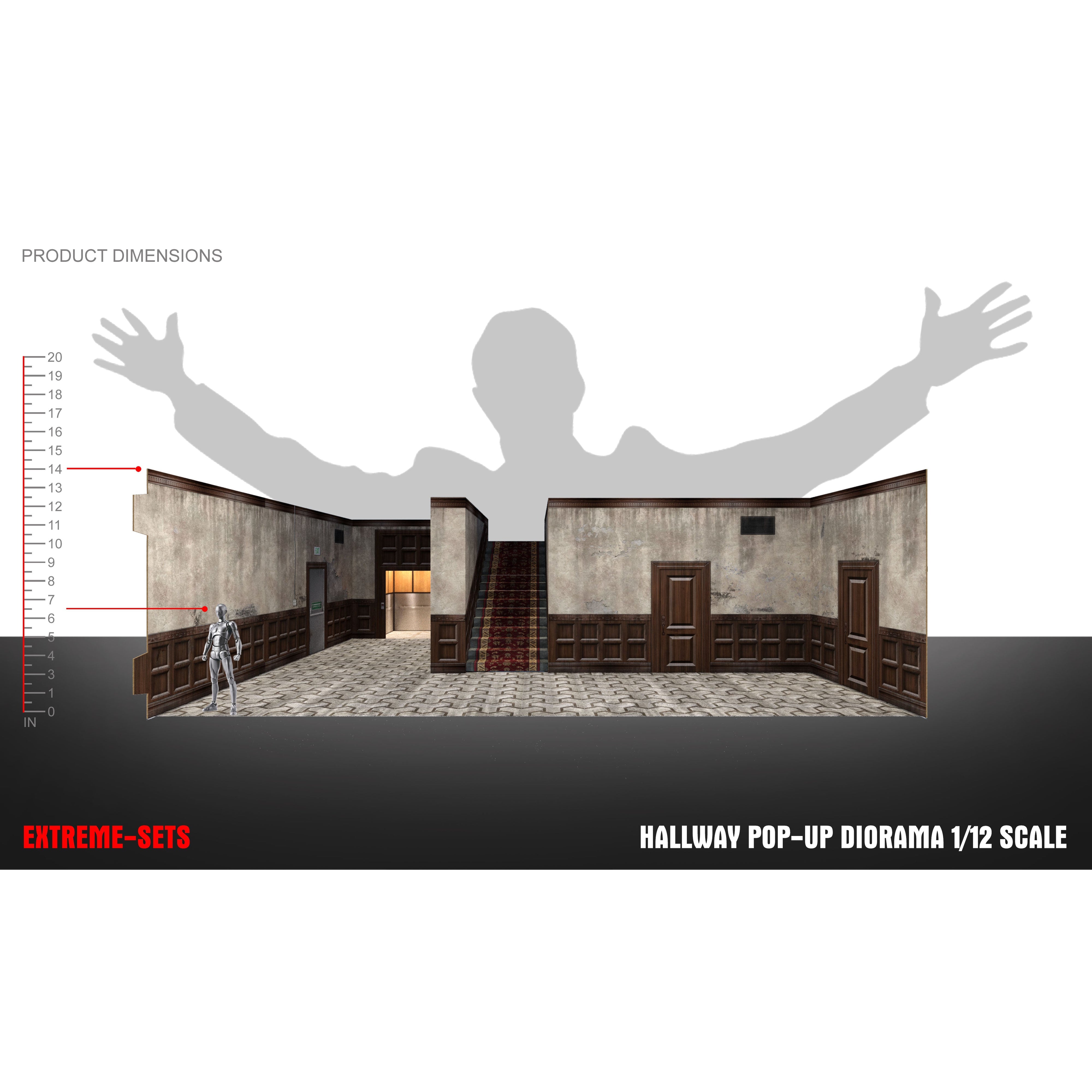 Hallway Pop-Up - Diorama - 1/12-Actionfiguren-Extreme Sets-Mighty Underground