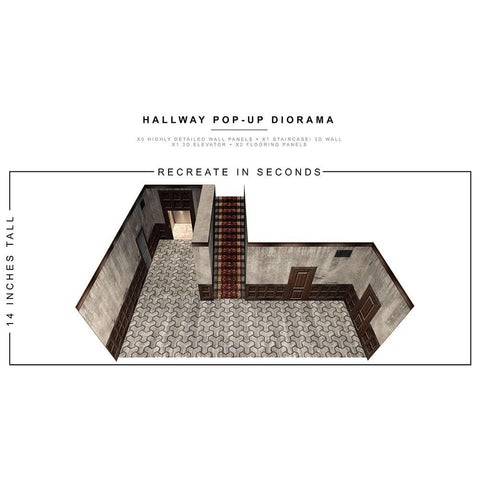 Hallway Pop-Up - Diorama - 1/12-Actionfiguren-Extreme Sets-Mighty Underground