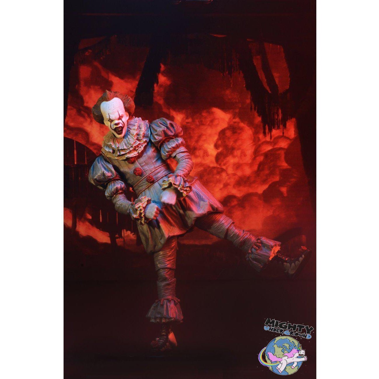 IT (2107): Ultimate Dancing Clown Pennywise-Actionfiguren-NECA-mighty-underground