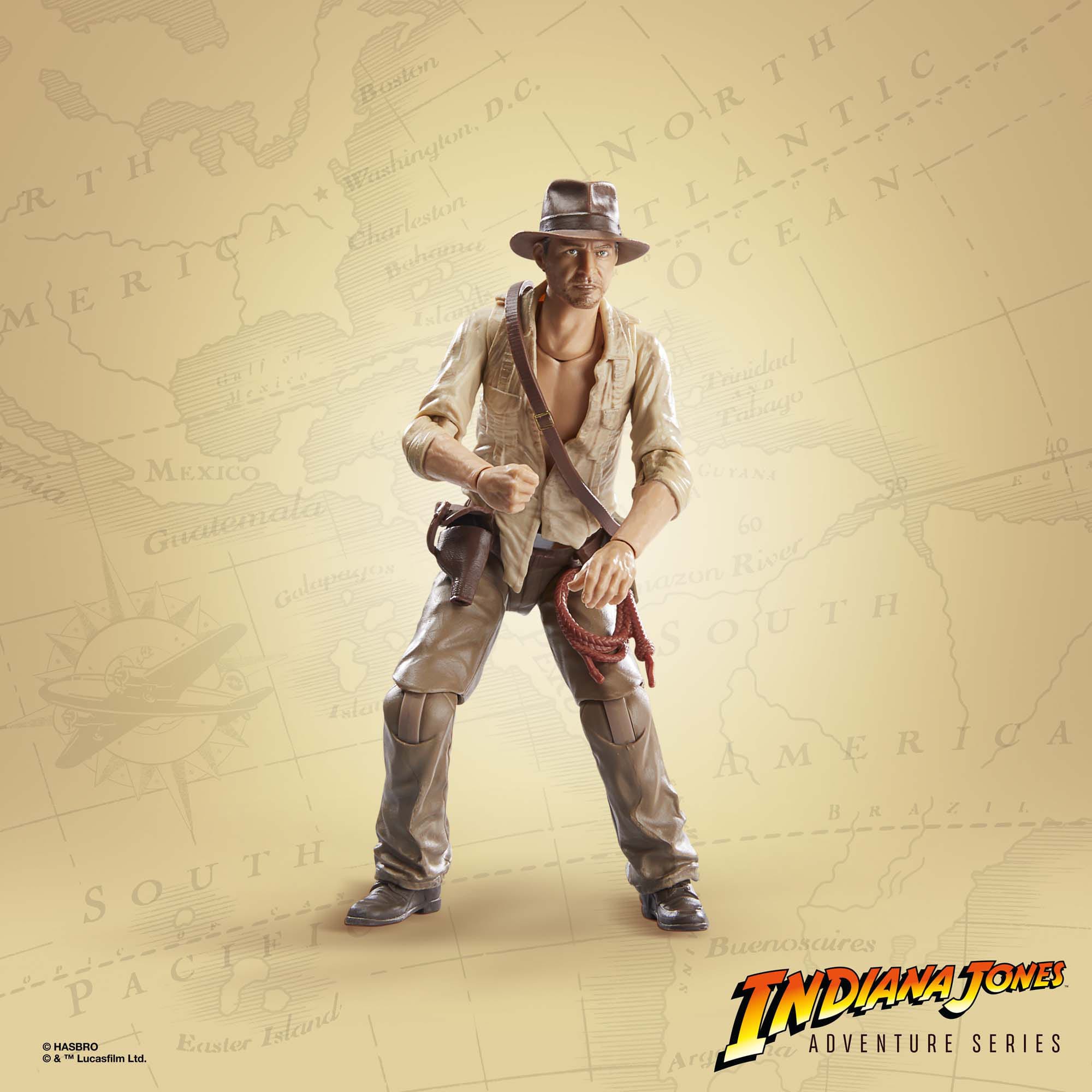 Indiana Jones Adventure Series: Indiana Jones (Cairo, Raiders of the Lost Ark)-Actionfiguren-Hasbro-Mighty Underground