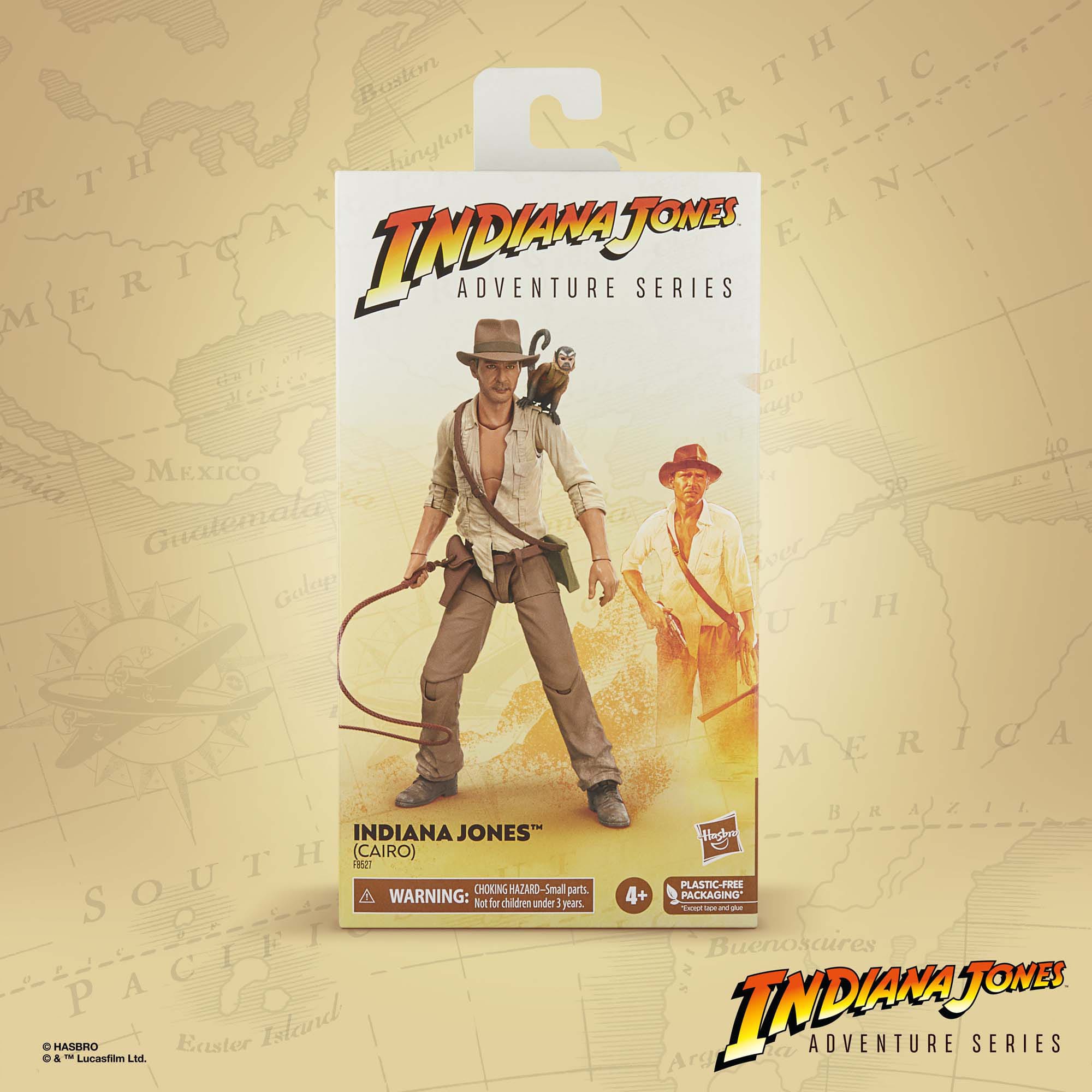 Indiana Jones Adventure Series: Indiana Jones (Cairo, Raiders of the Lost Ark)-Actionfiguren-Hasbro-Mighty Underground