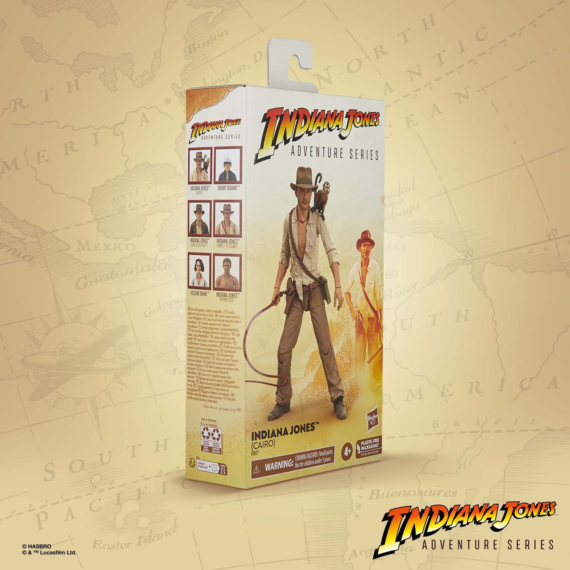 Indiana Jones Adventure Series: Indiana Jones (Cairo, Raiders of the Lost Ark)-Actionfiguren-Hasbro-Mighty Underground