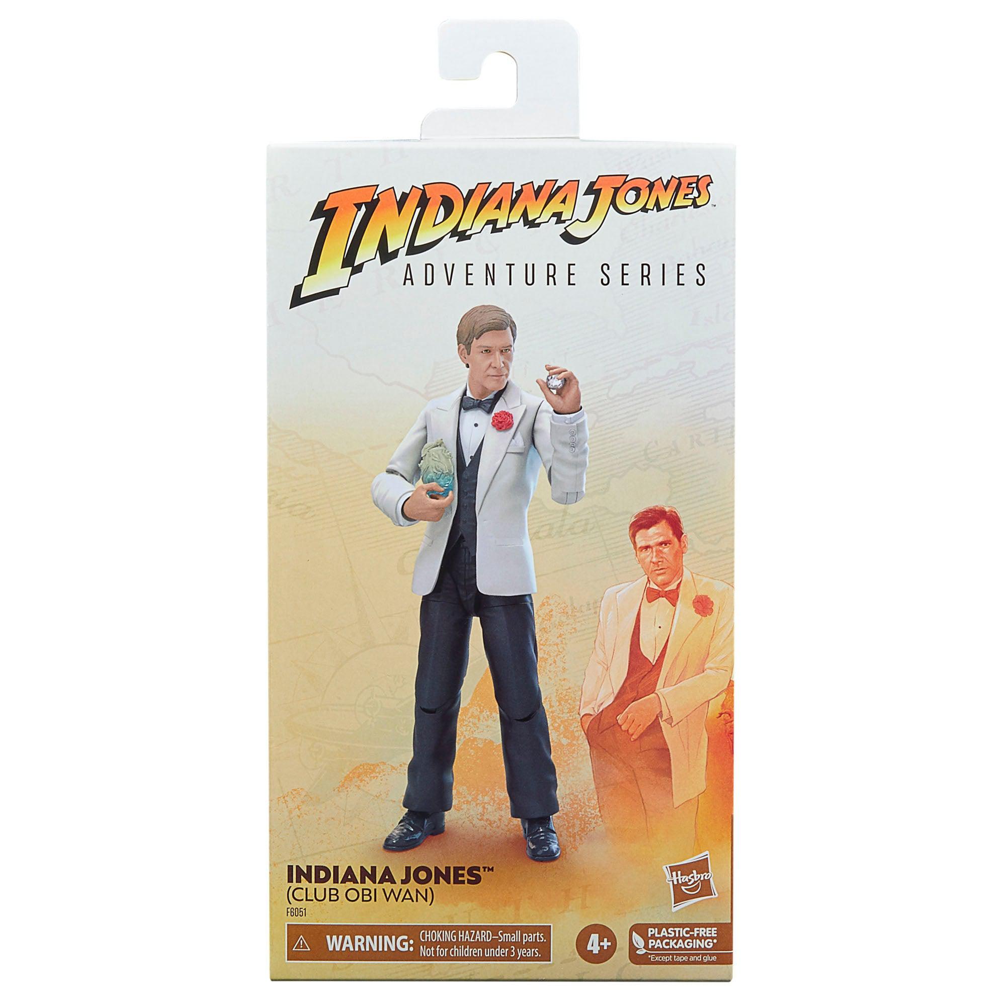 Indiana Jones Adventure Series: Indiana Jones (Club Obi Wan, Temple of Doom)-Actionfiguren-Hasbro-Mighty Underground