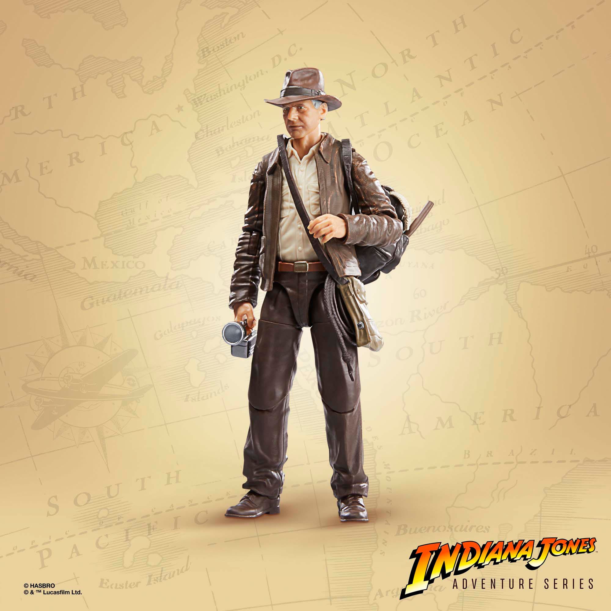 Indiana Jones Adventure Series: Indiana Jones (Dial of Destiny)-Actionfiguren-Hasbro-Mighty Underground