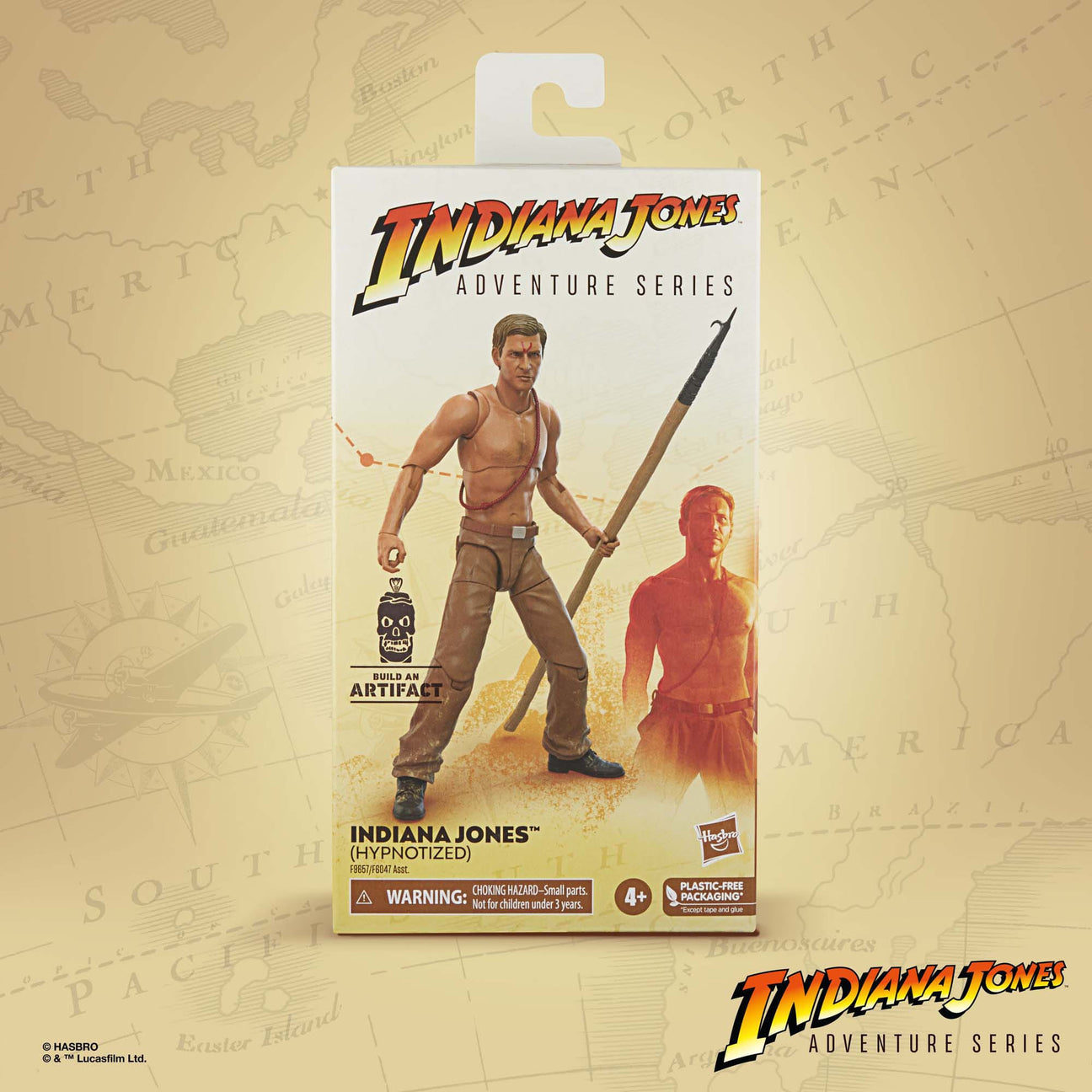 Indiana Jones Adventure Series: Indiana Jones (Hypnotized, Temple of Doom)-Actionfiguren-Hasbro-Mighty Underground