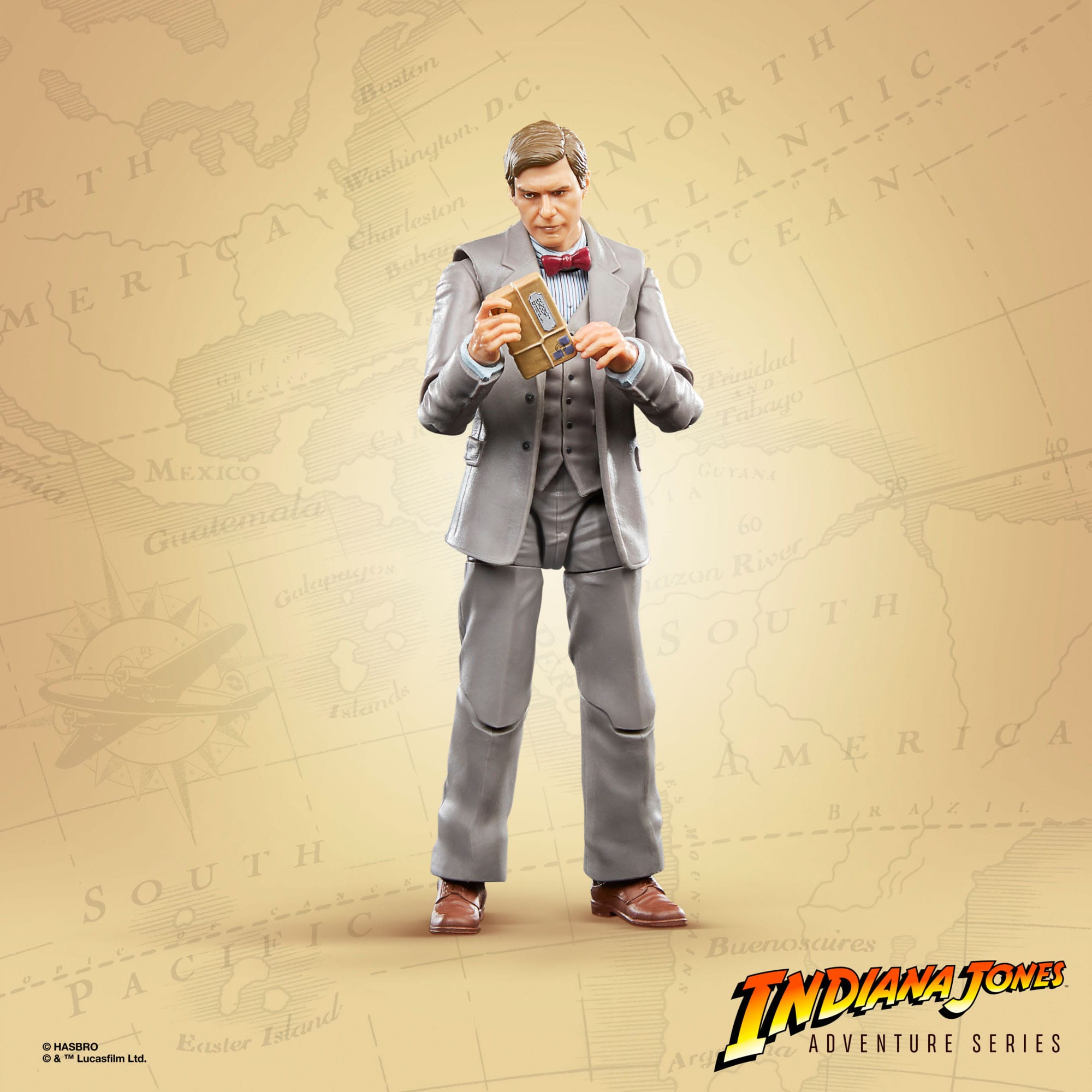 Indiana Jones Adventure Series: Indiana Jones (Professor, The Last Crusade)-Actionfiguren-Hasbro-Mighty Underground