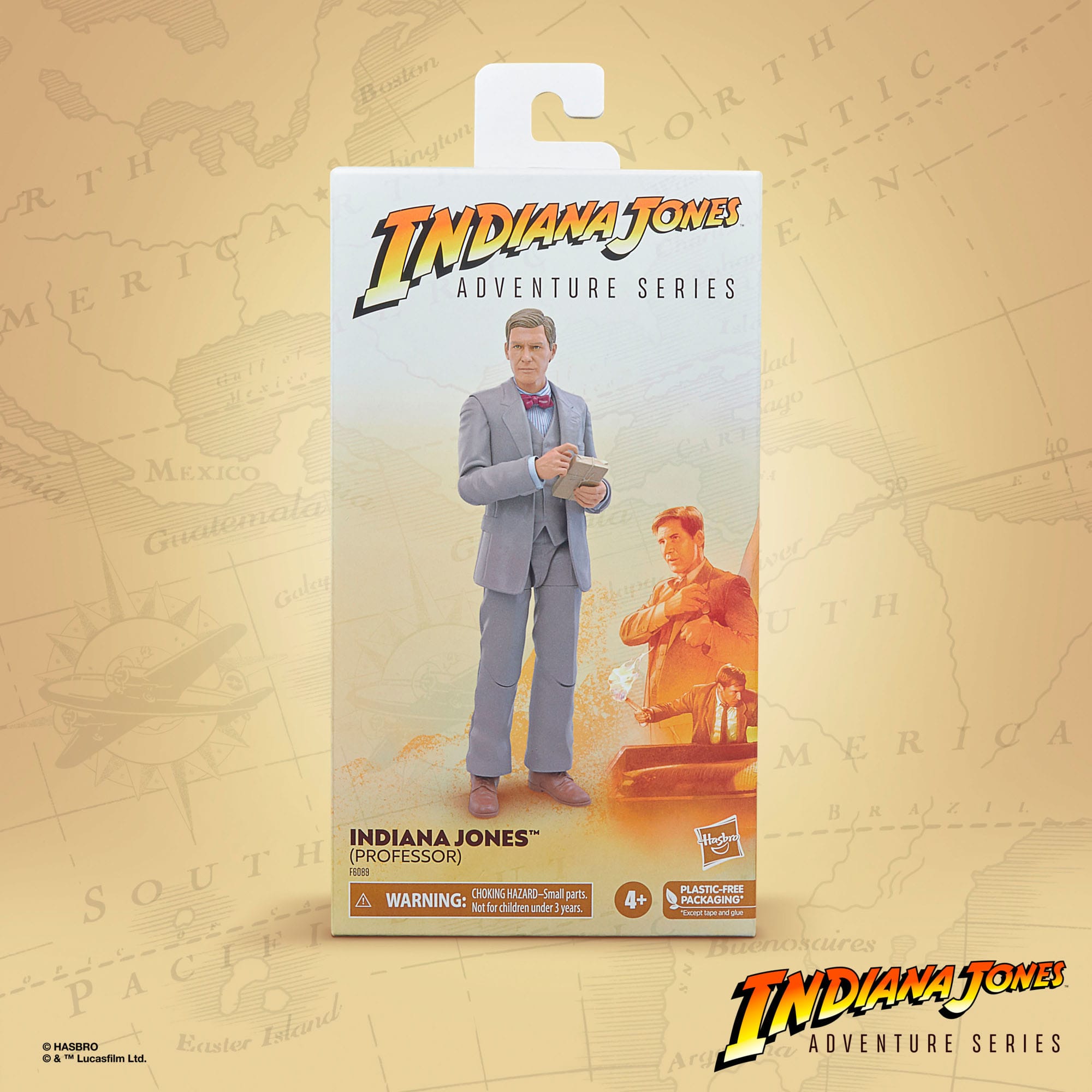 Indiana Jones Adventure Series: Indiana Jones (Professor, The Last Crusade)-Actionfiguren-Hasbro-Mighty Underground