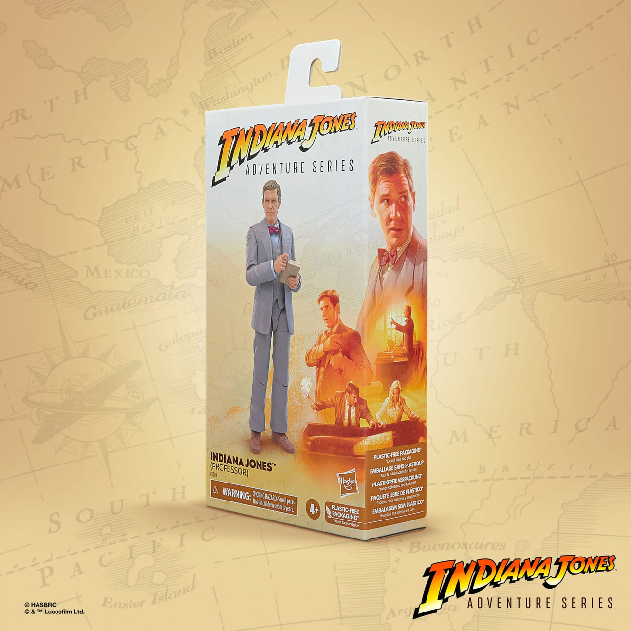 Indiana Jones Adventure Series: Indiana Jones (Professor, The Last Crusade)-Actionfiguren-Hasbro-Mighty Underground