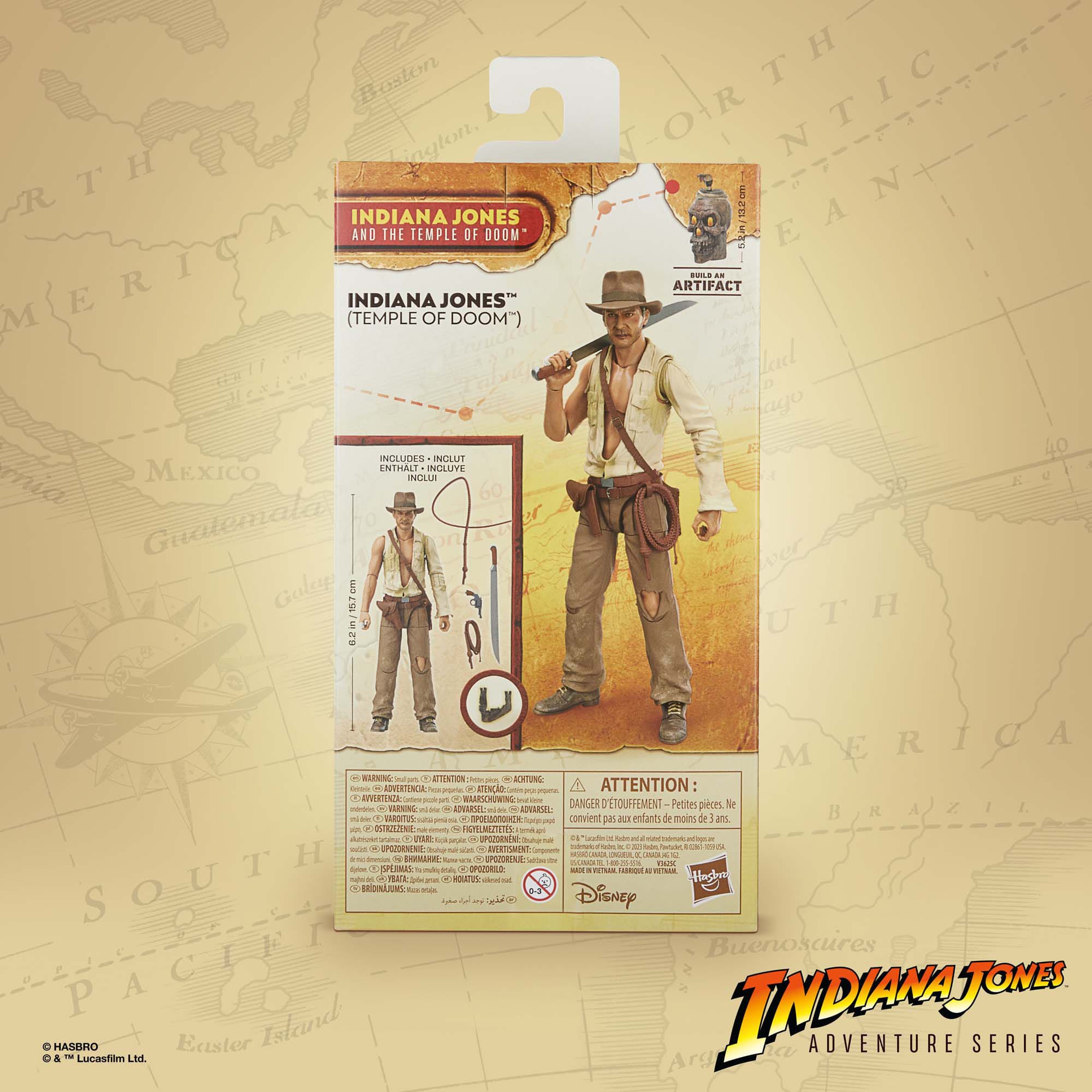 Indiana Jones Adventure Series: Indiana Jones (Temple of Doom)-Actionfiguren-Hasbro-Mighty Underground