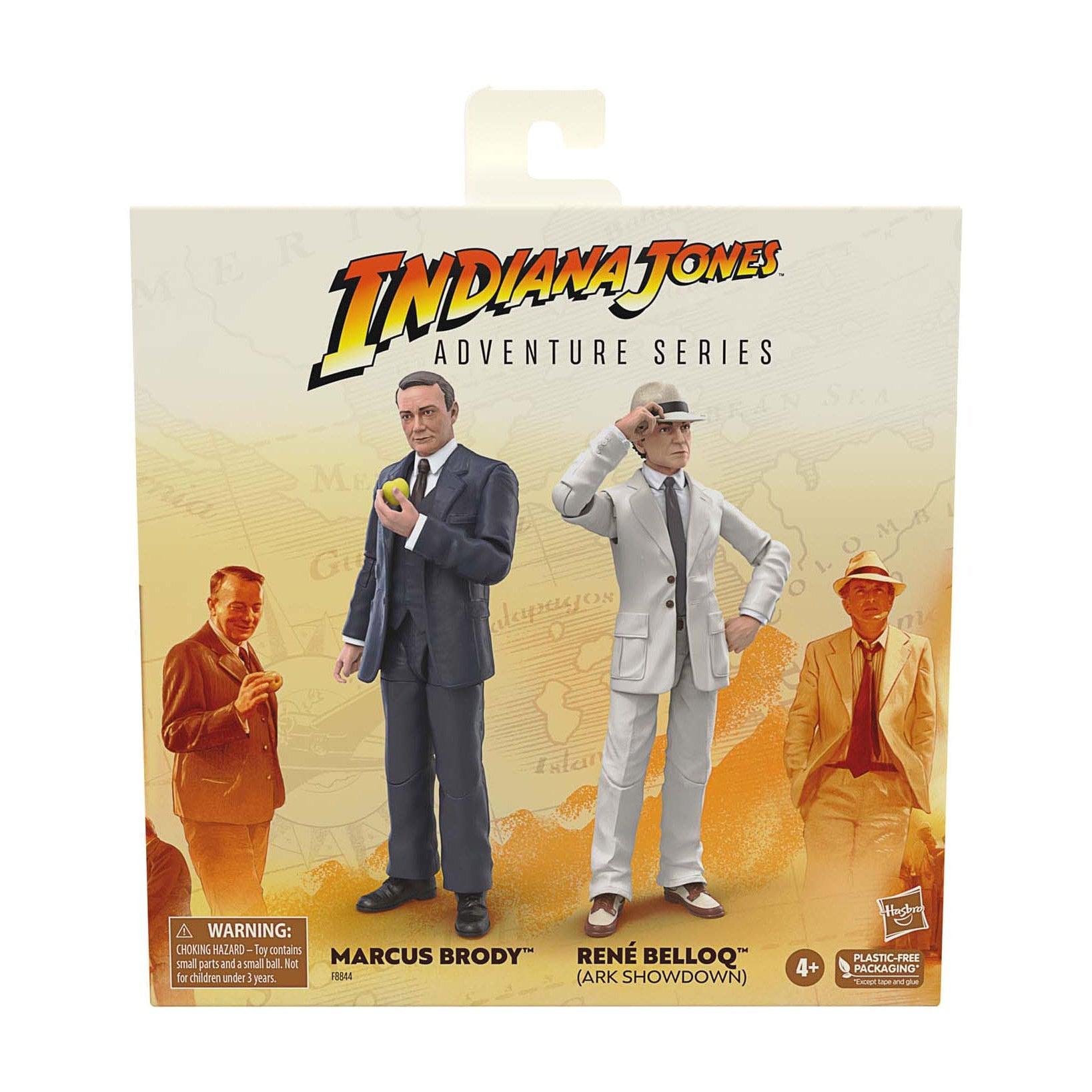 Indiana Jones Adventure Series: Marcus Brody & René Belloq (Ark Showdown, Raiders of the Lost Ark)-Actionfiguren-Hasbro-Mighty Underground