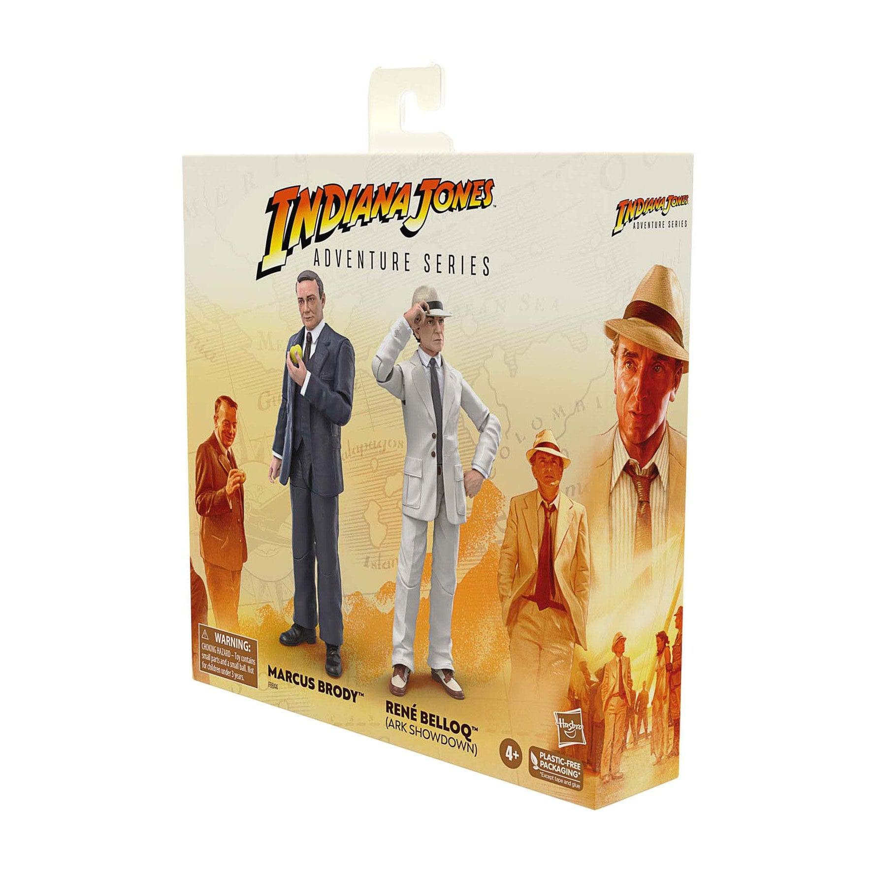 Indiana Jones Adventure Series: Marcus Brody & René Belloq (Ark Showdown, Raiders of the Lost Ark)-Actionfiguren-Hasbro-Mighty Underground